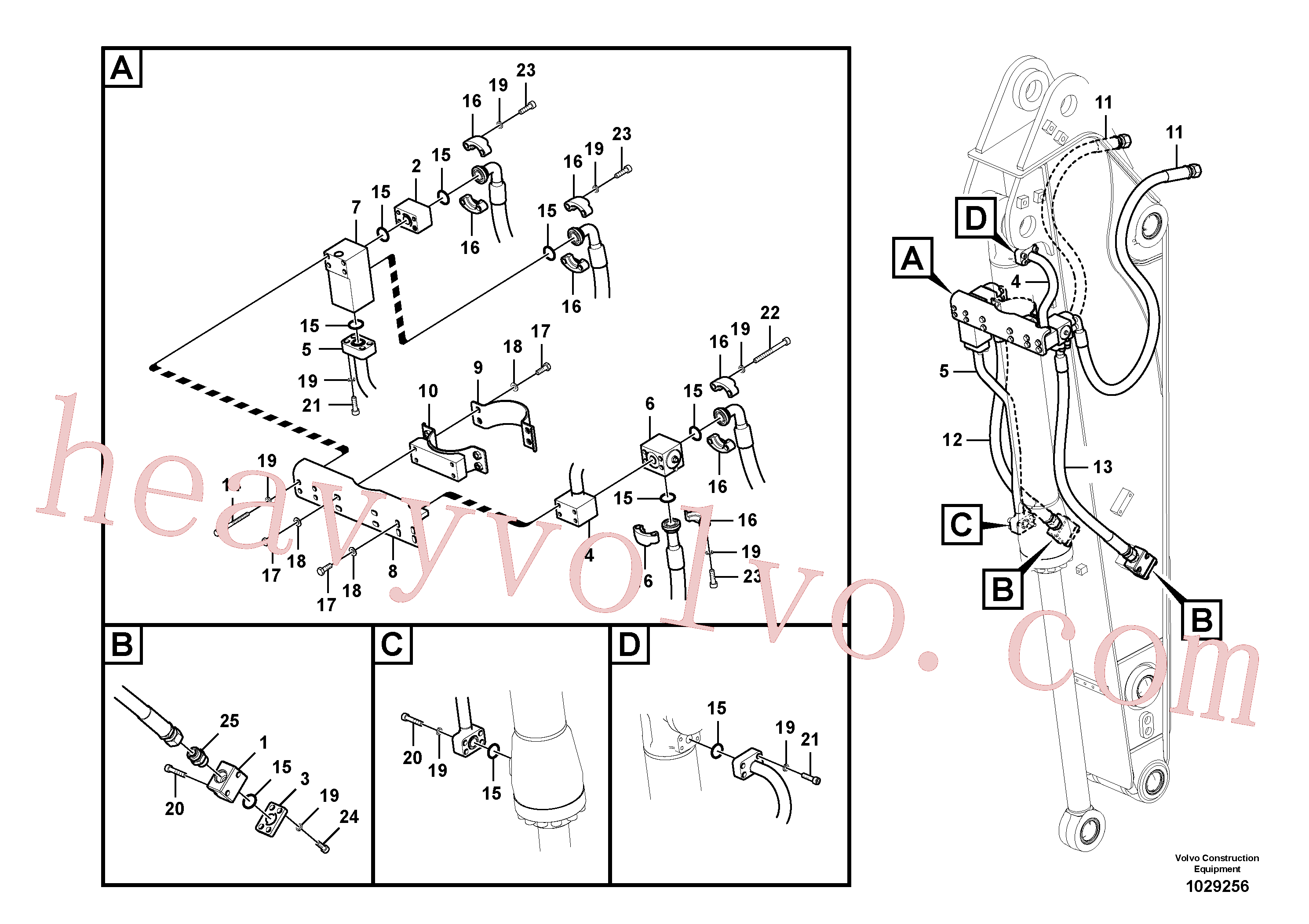 China Made VOE14677633 Pipe parts for Volvo Excavator