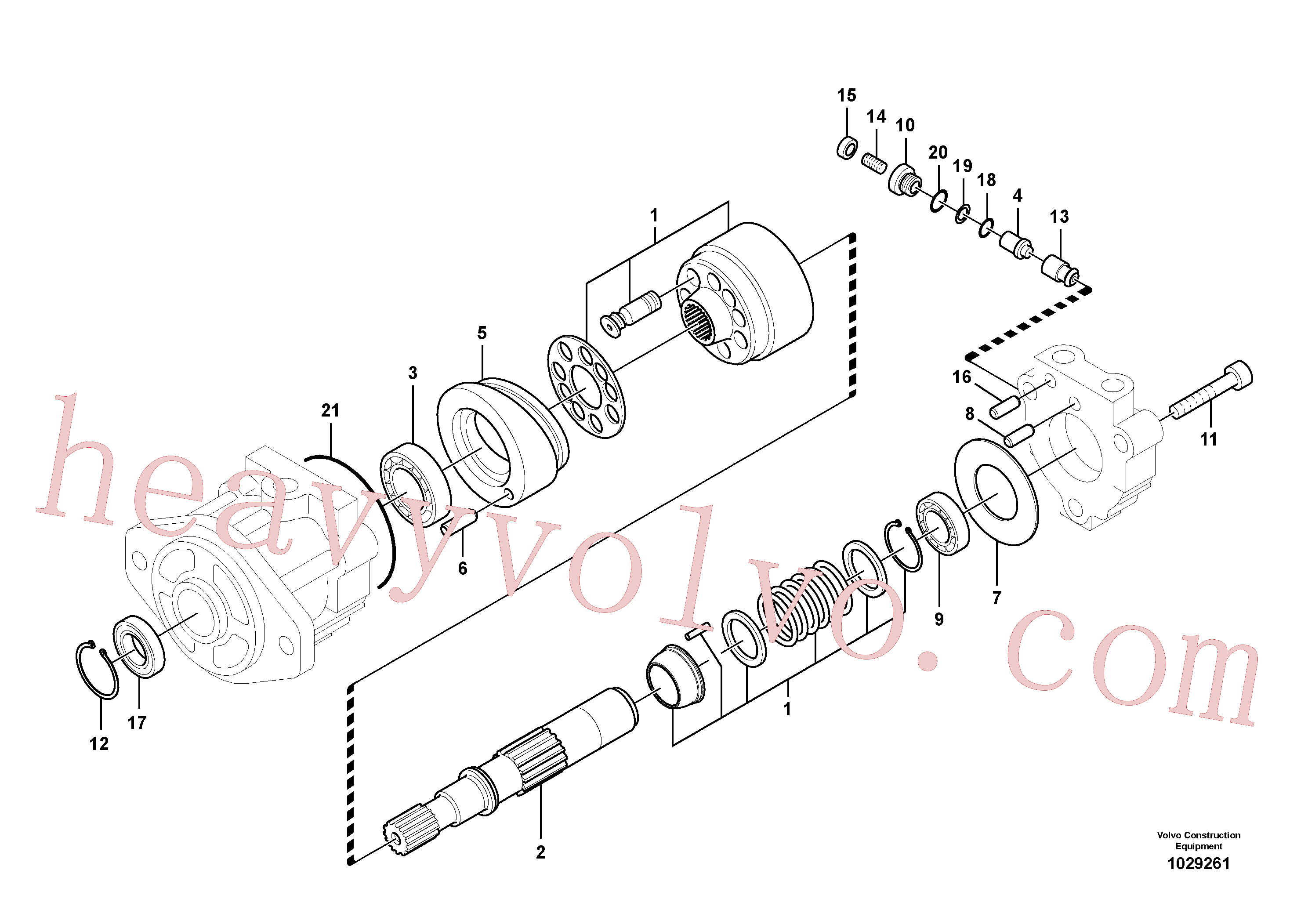China Made VOE14536018 O-ring parts for Volvo Excavator