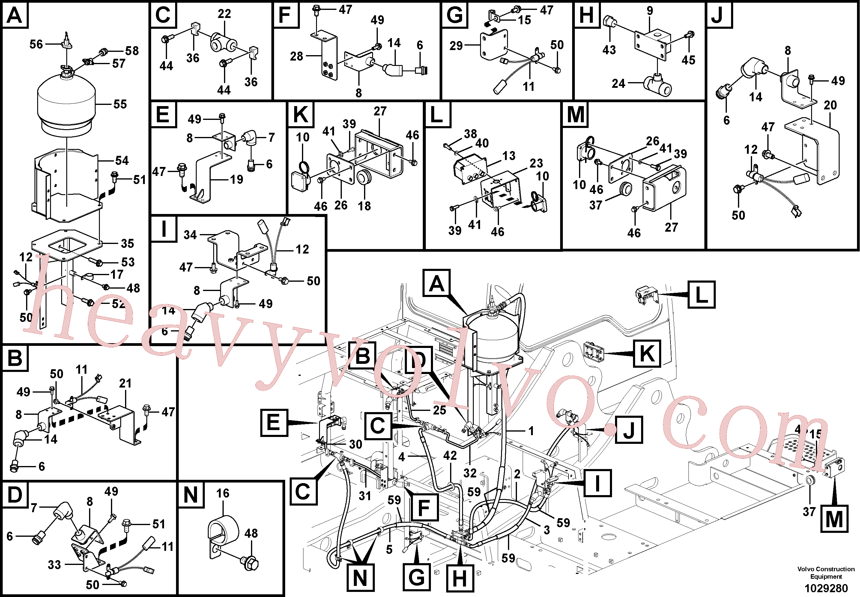 China Made VOE14548611 Bracket parts for Volvo Excavator