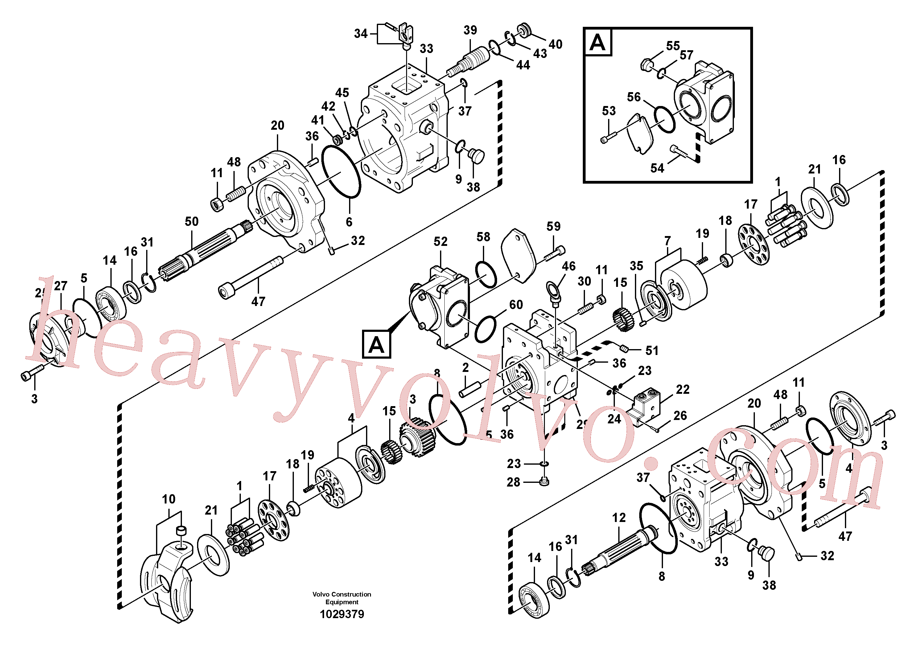 Volvo excavator part VOE14550187 O-ring for sale