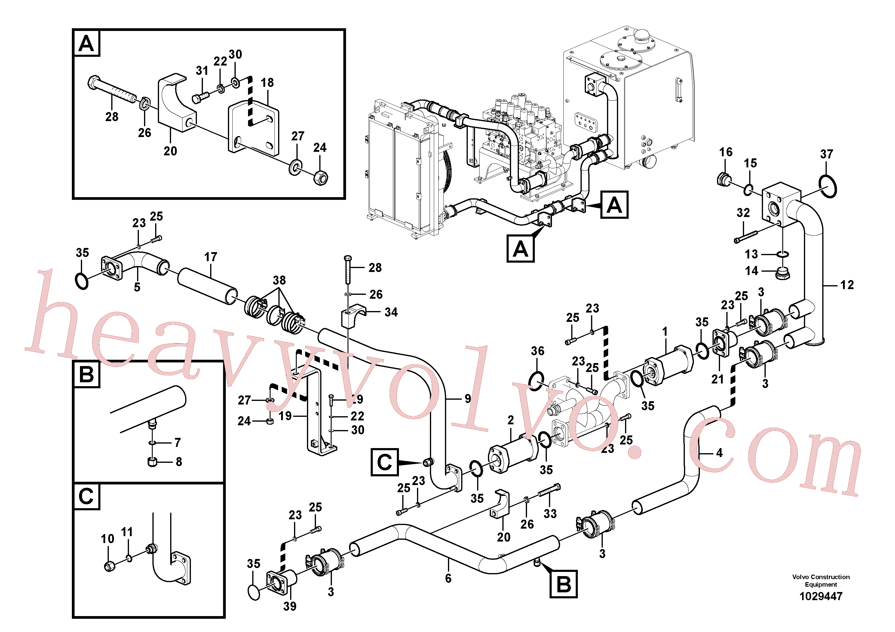 Volvo VOE14530504 Bracket aftermarket part for sale