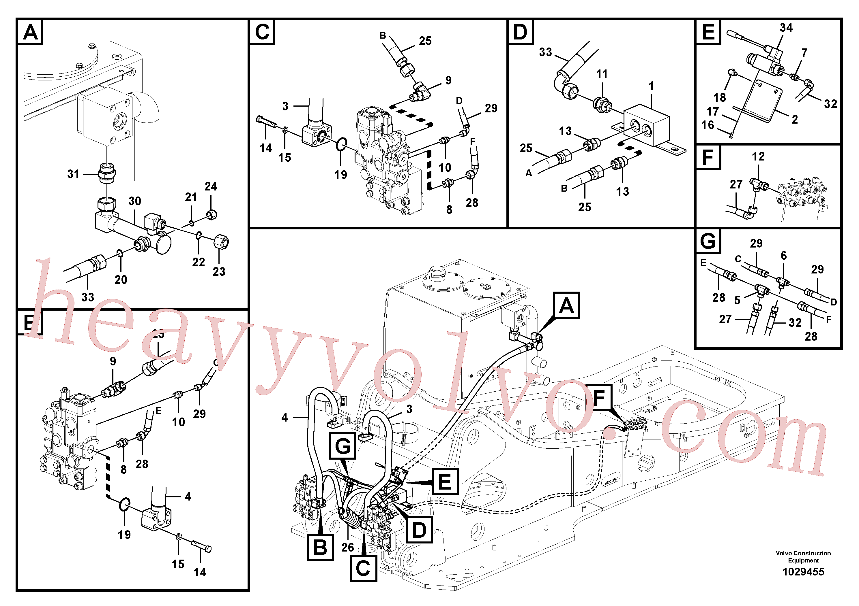 China Made VOE937776 Nipple parts for Volvo Excavator