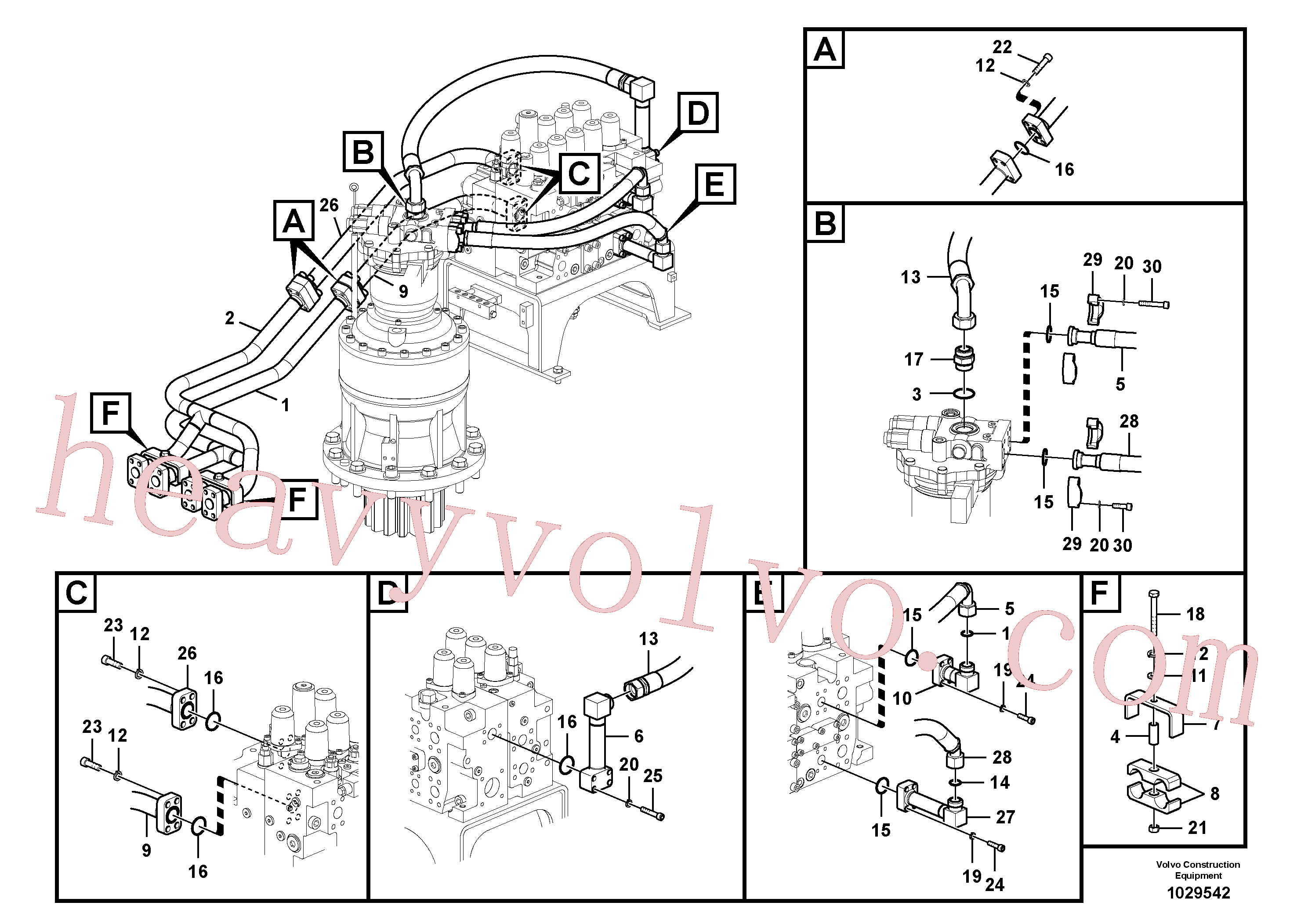 China Made VOE14674396 Pipe parts for Volvo Excavator