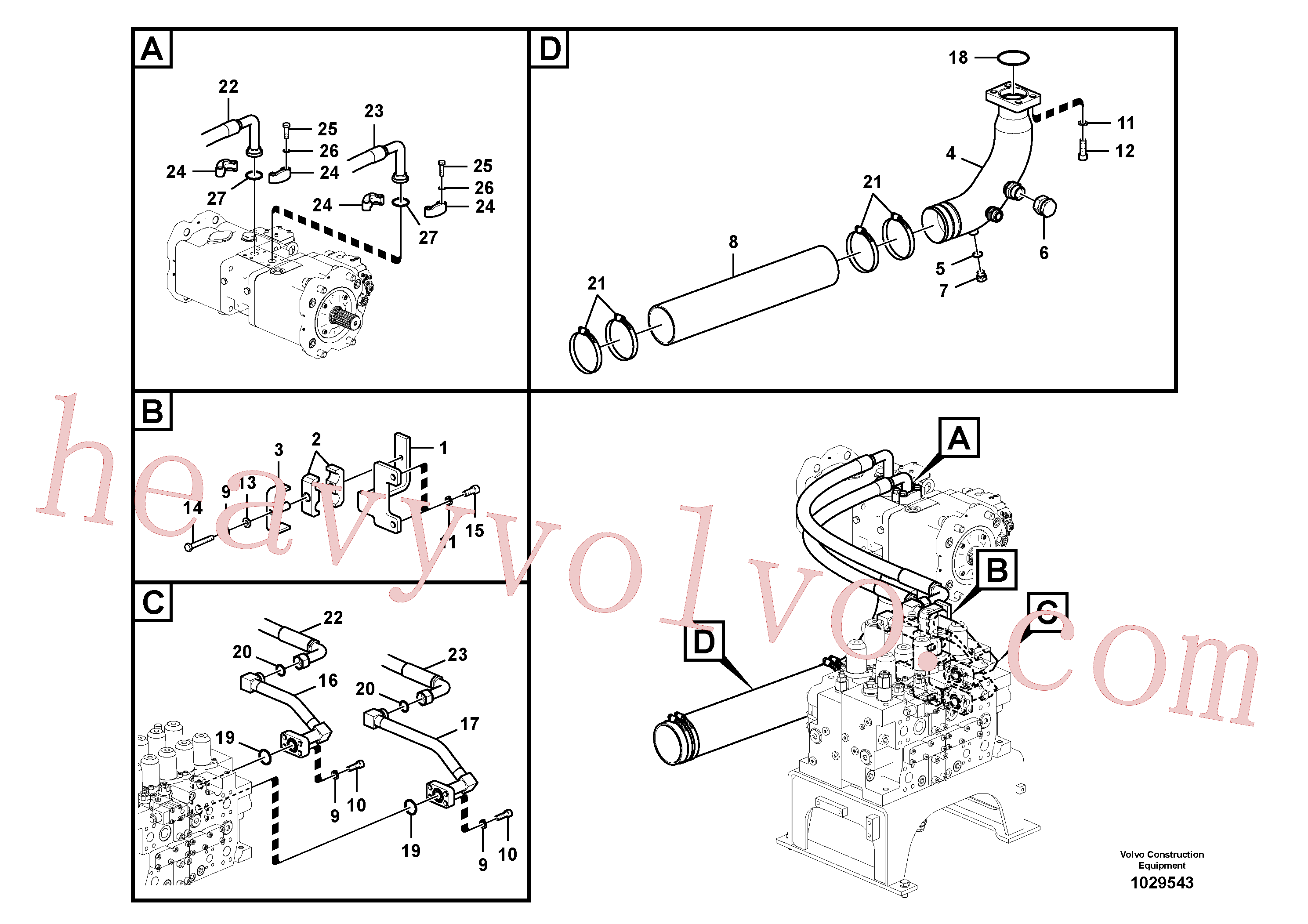 Wholesale VOE14602346 Pipe for Volvo Excavator