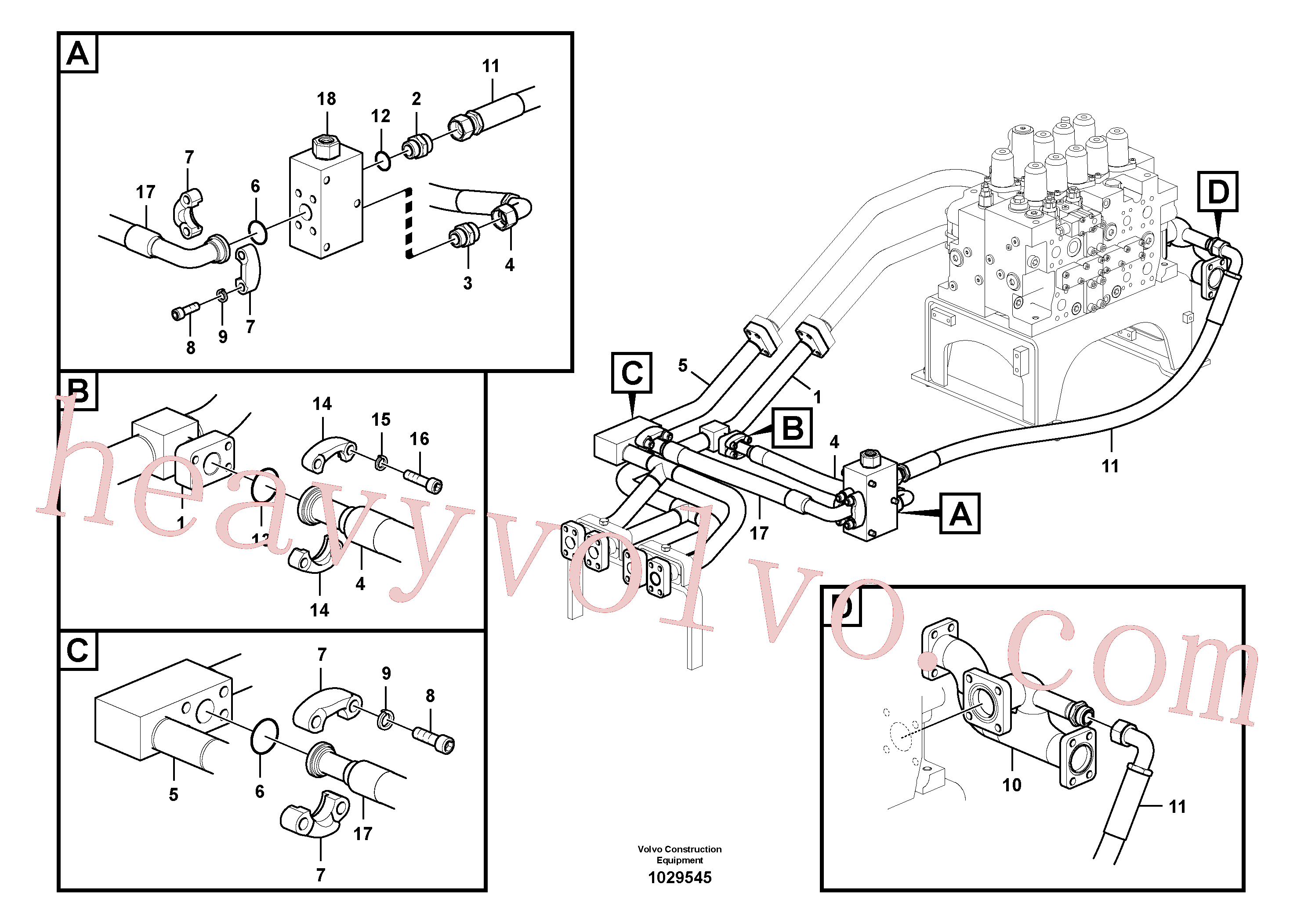 Wholesale VOE14516735 Valve for Volvo Excavator