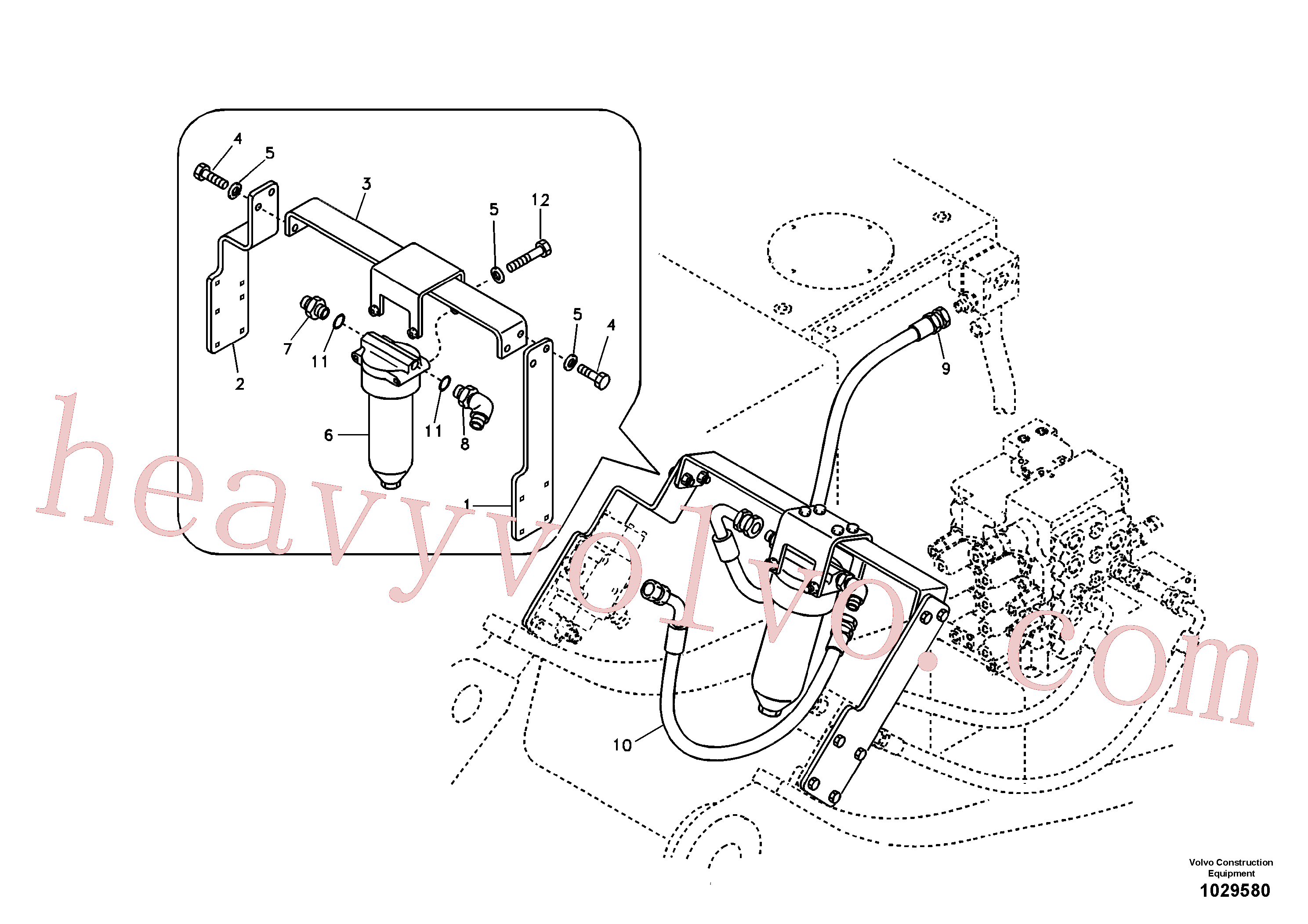 Volvo excavator part SA9452-06217 Rockmaster/1SC for sale