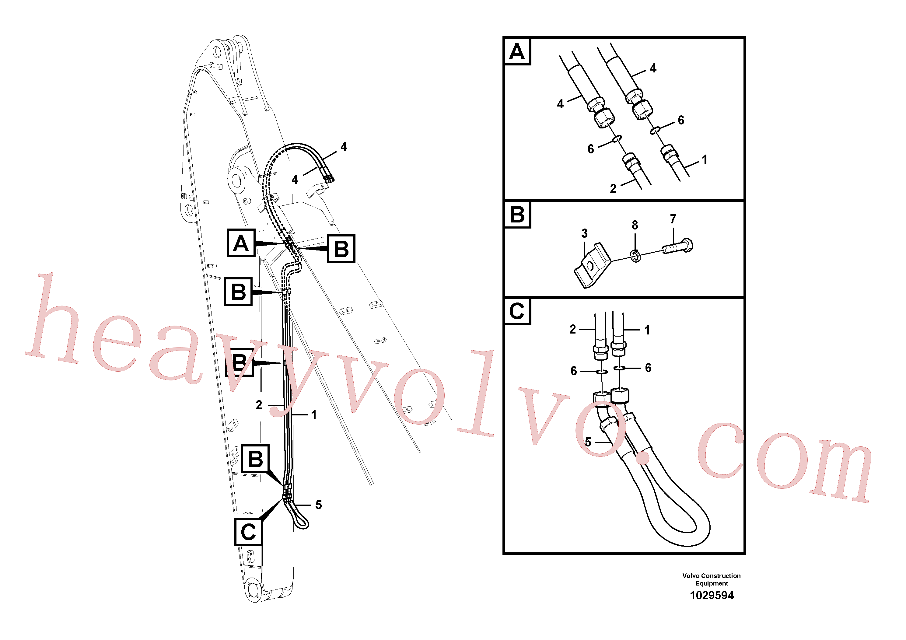 Volvo excavator part SA9459-05620 Shieldmaster/5000 for sale