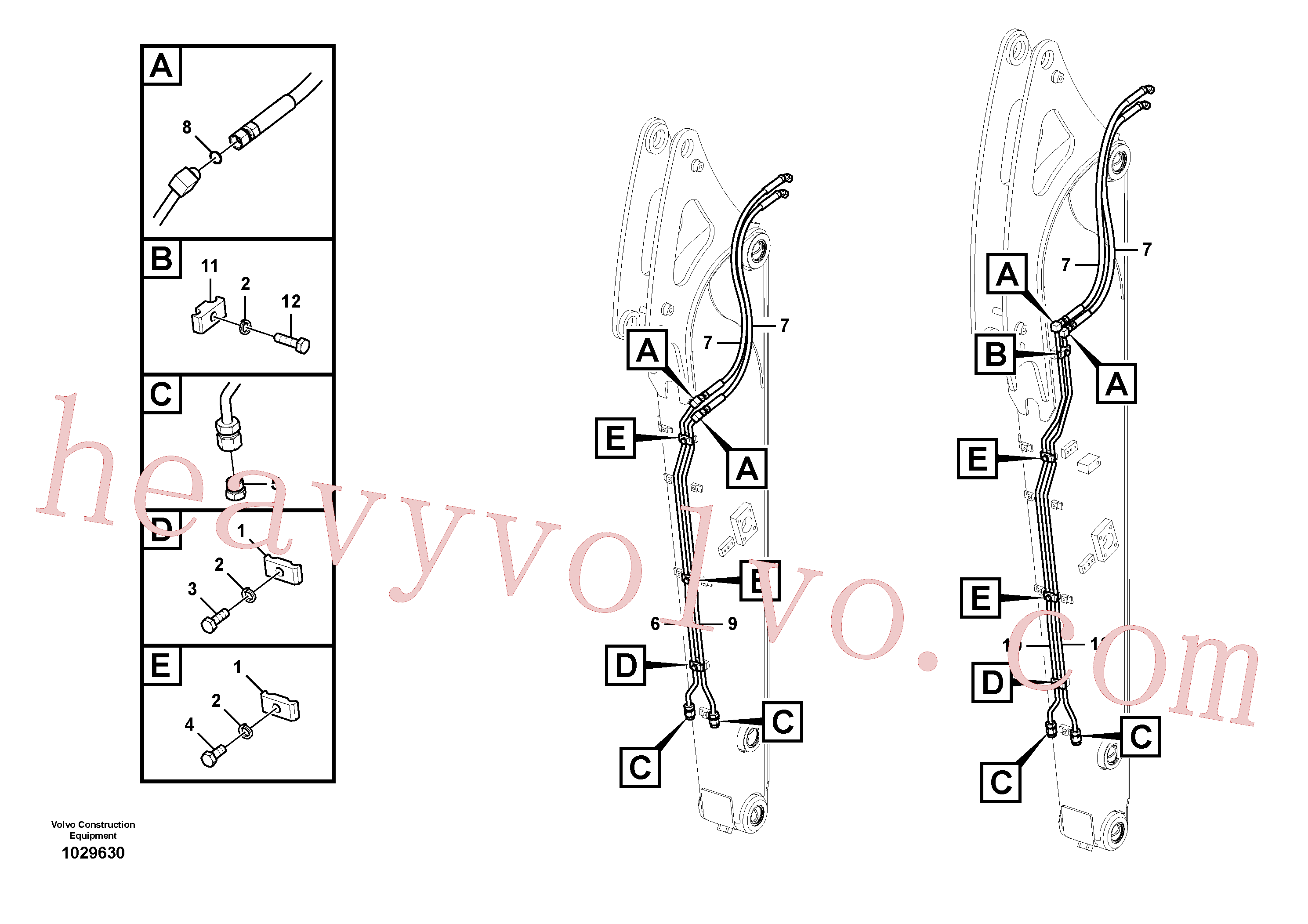 China Made VOE14574836 Pipe parts for Volvo Excavator