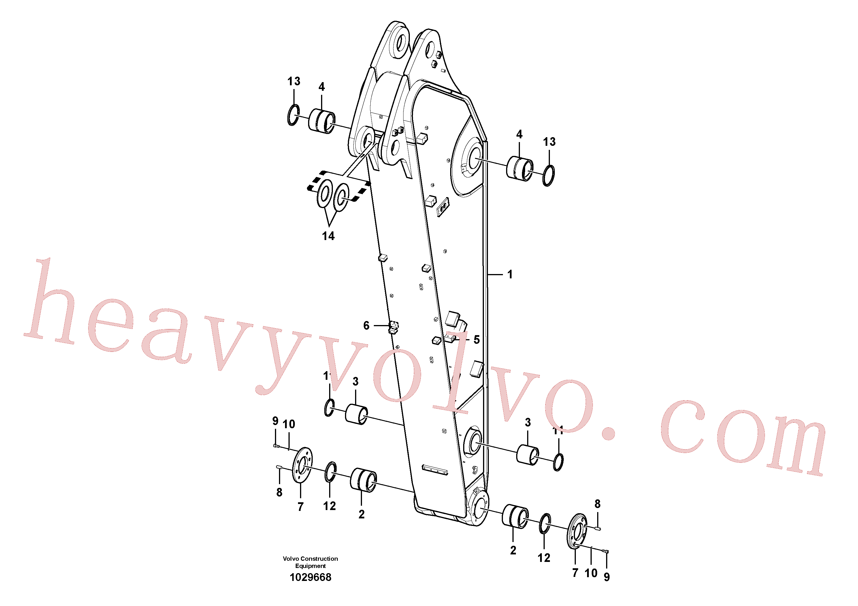 Wholesale VOE14595700 Arm for Volvo Excavator