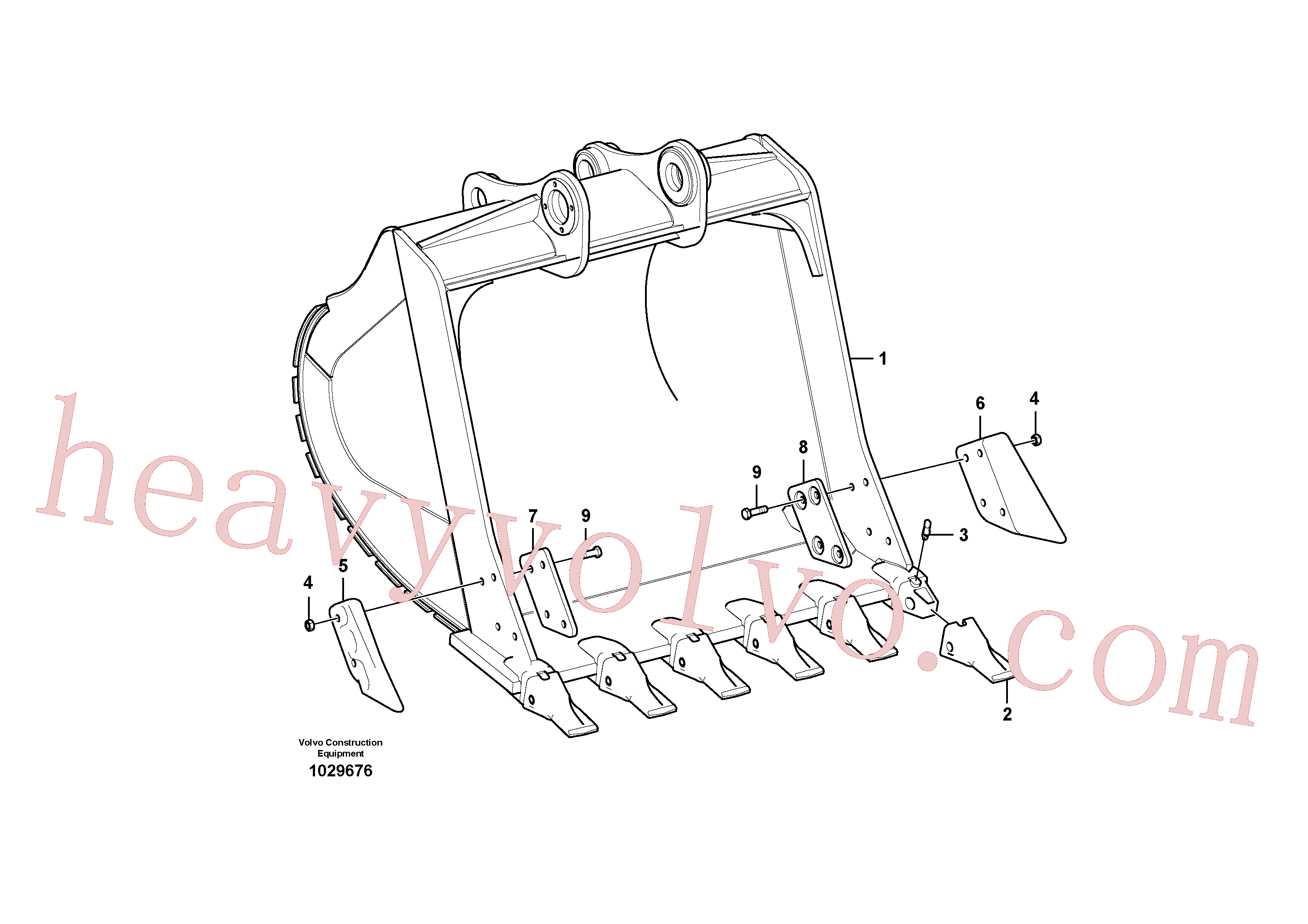 Wholesale VOE14576711 Bucket for Volvo Excavator
