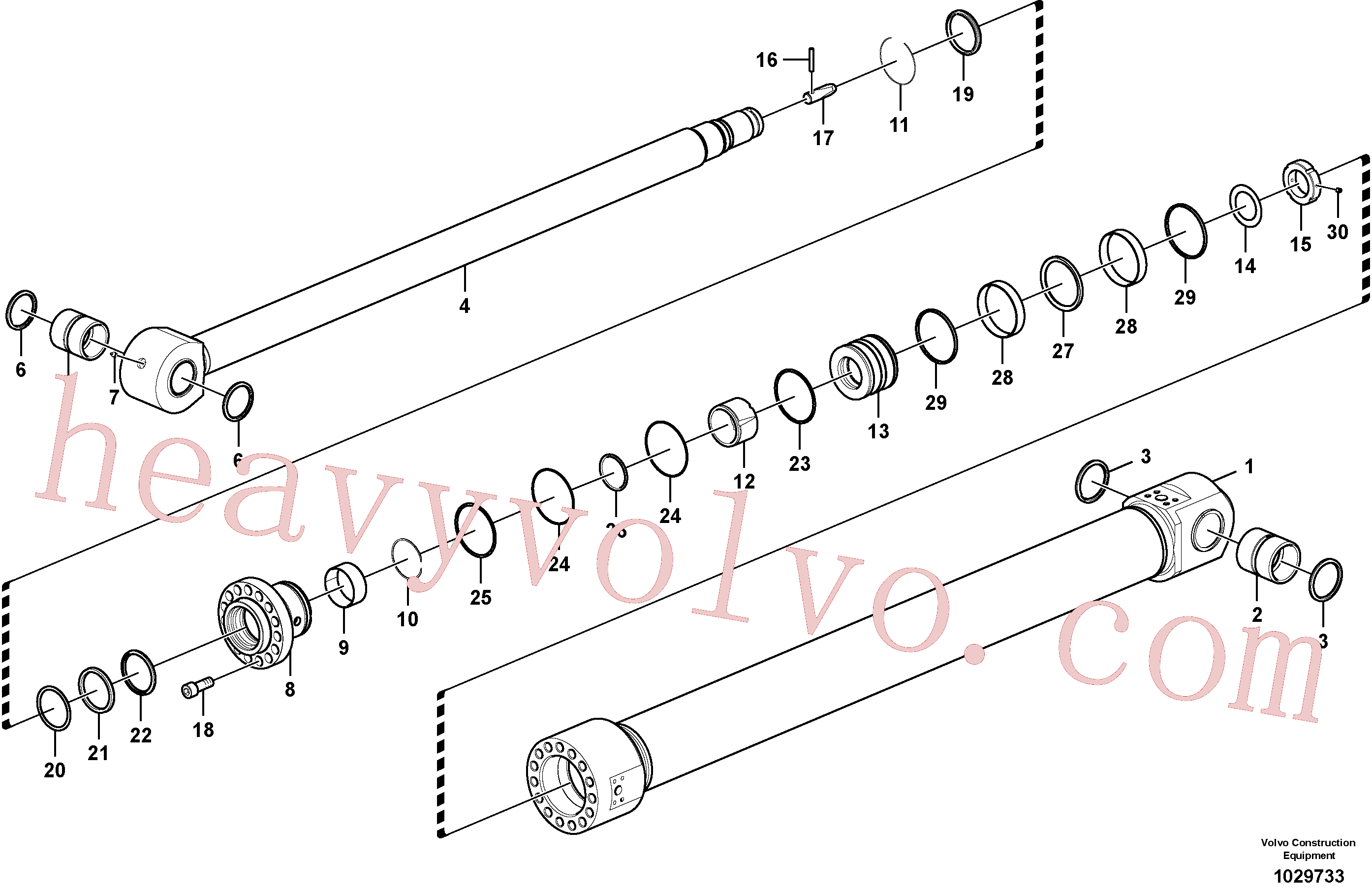 China Made SA9557-07000 Retaining ring parts for Volvo Excavator