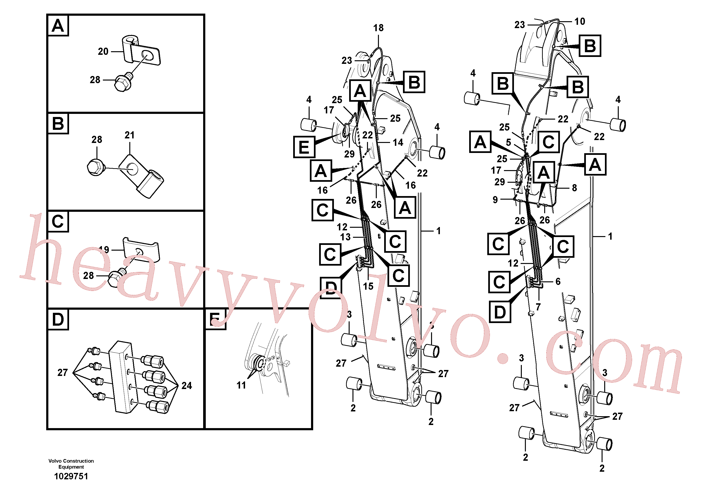 Volvo Assembly VOE14546645 Spacer for sale