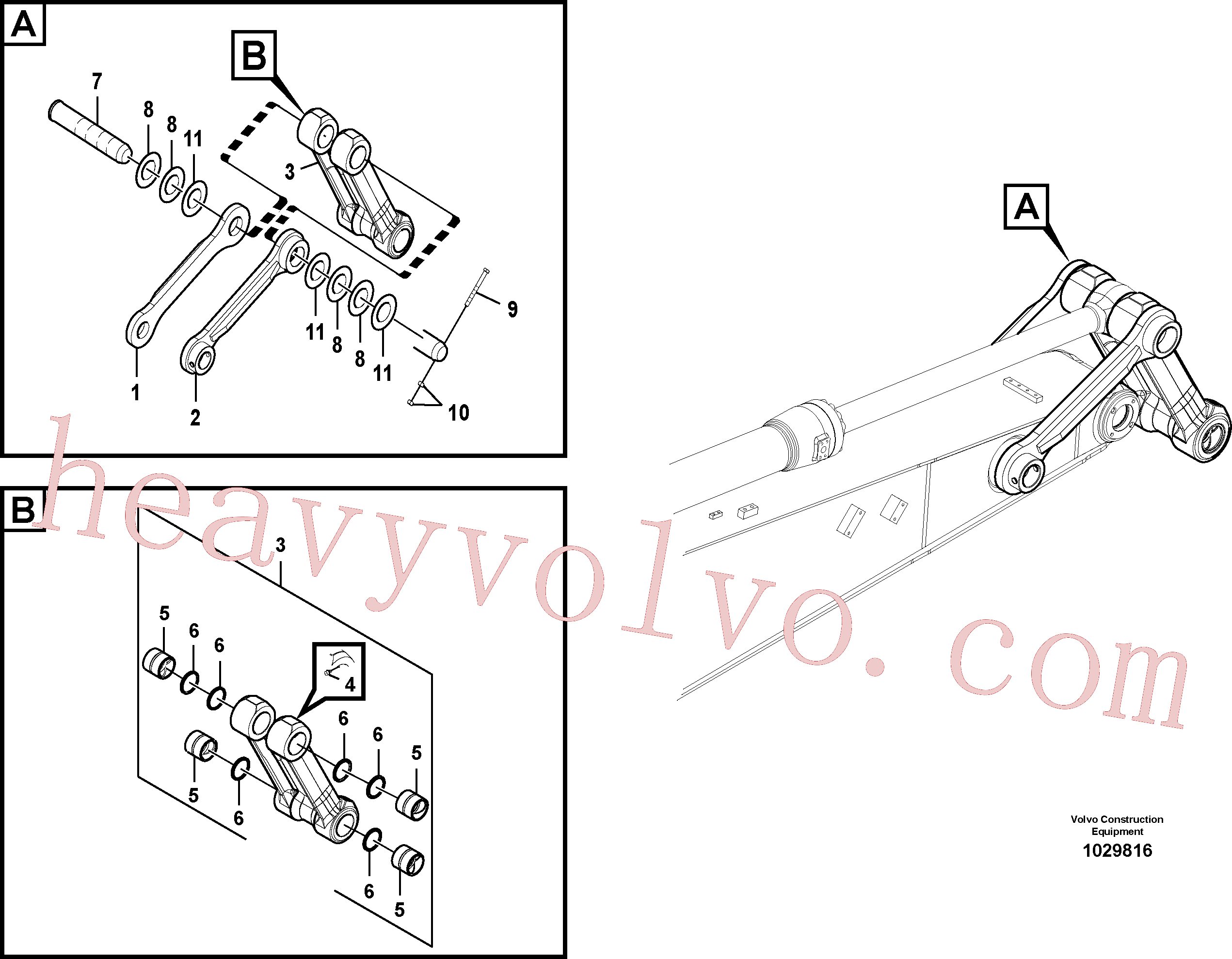 Volvo Assembly VOE14563075 Connecting rod for sale