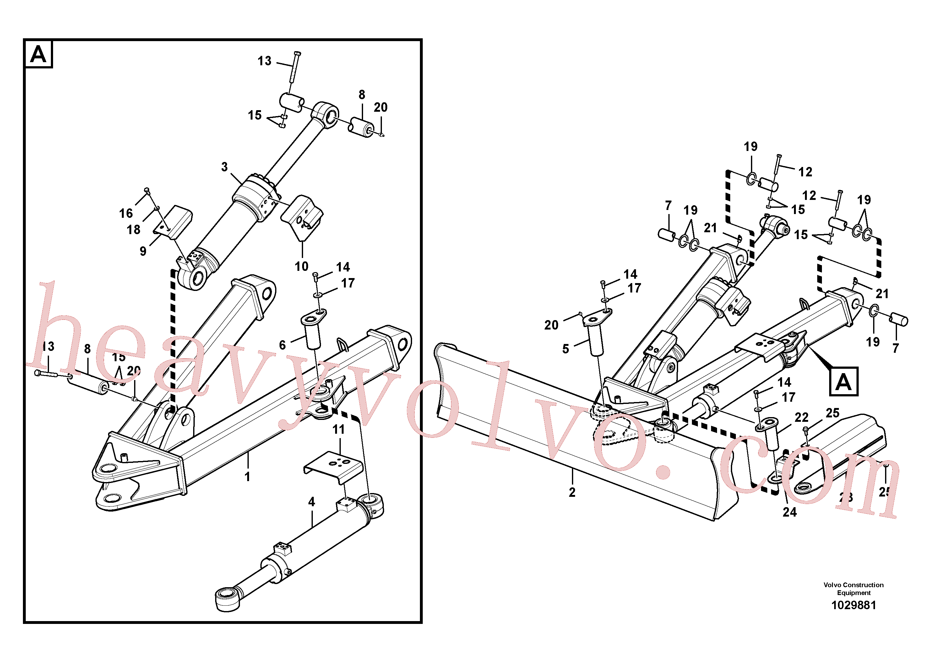 SA1171-30590 Shim for Volvo Excavator Parts