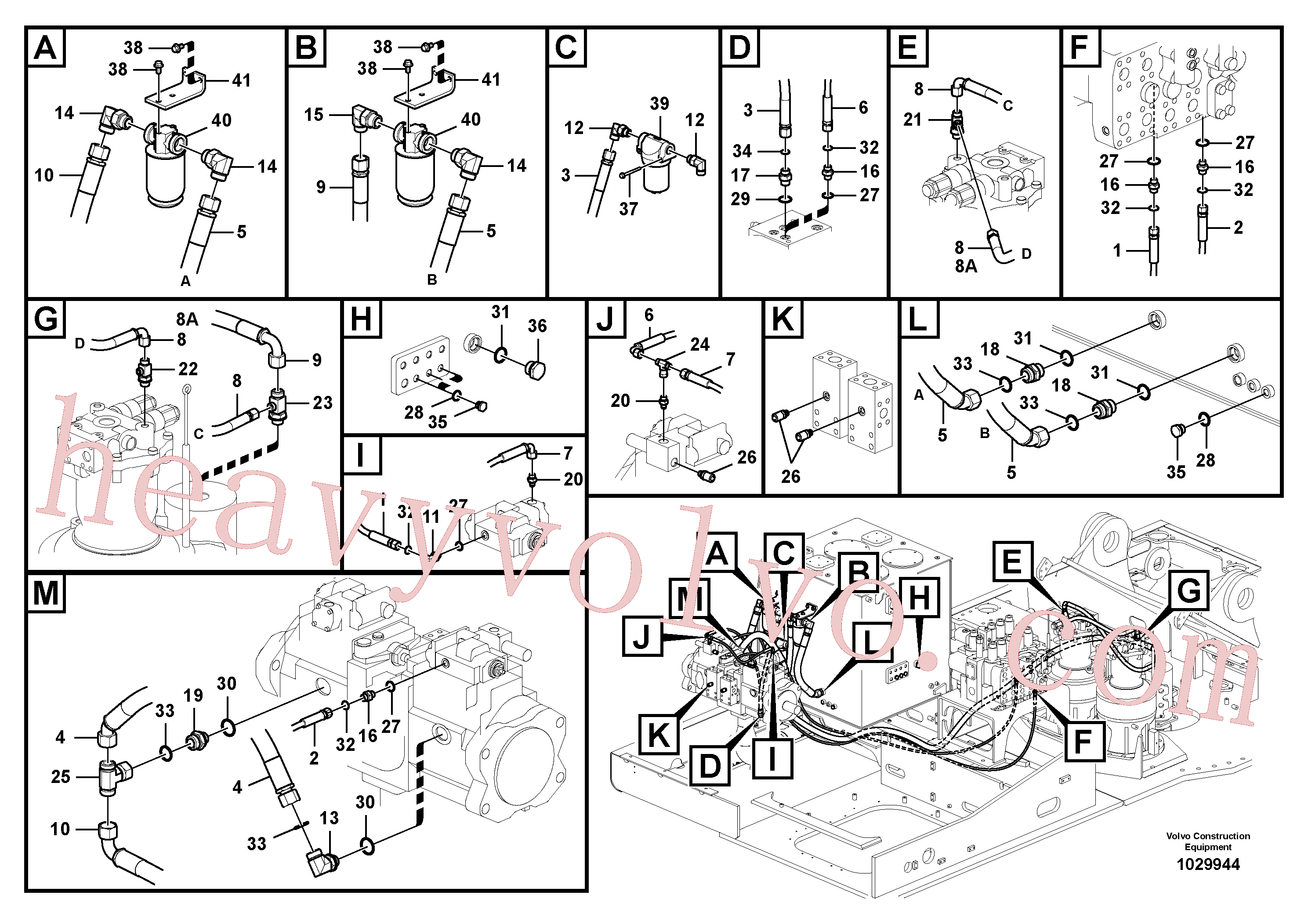 China Made VOE937991 Rockmaster/1SC parts for Volvo Excavator