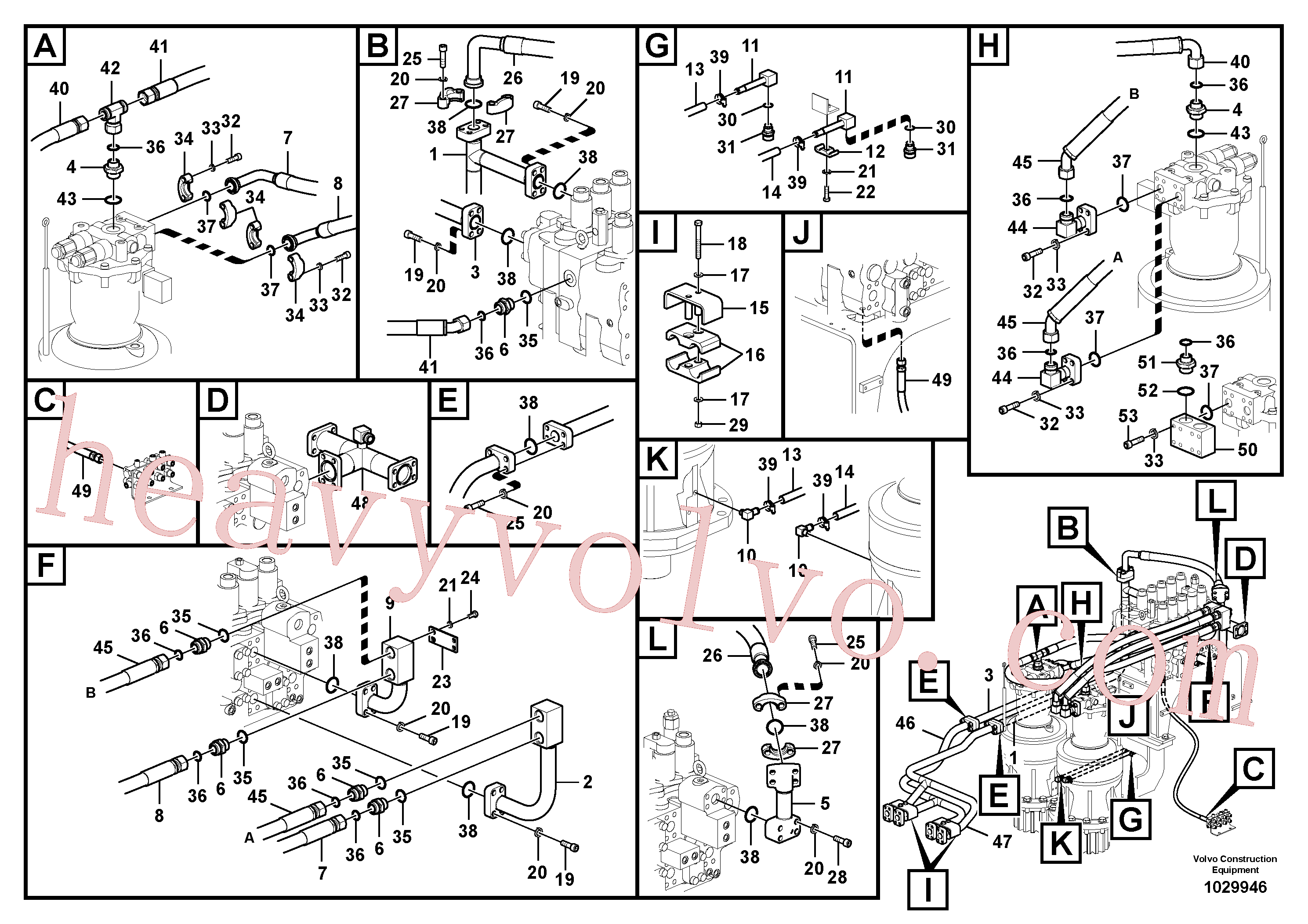 China Made VOE14543160 Pipe parts for Volvo Excavator