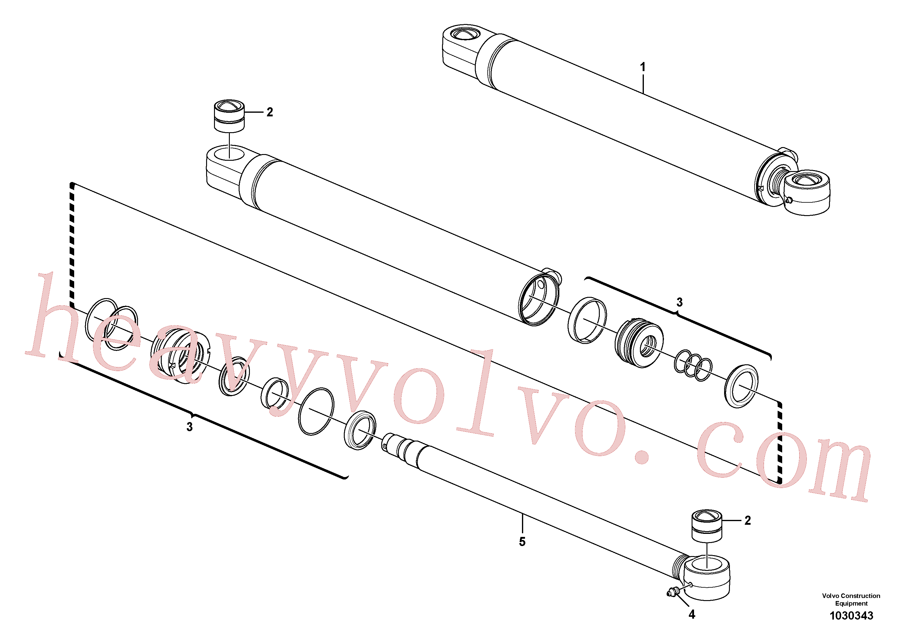 China Made VOE15016631 Sealing kit parts for Volvo Excavator
