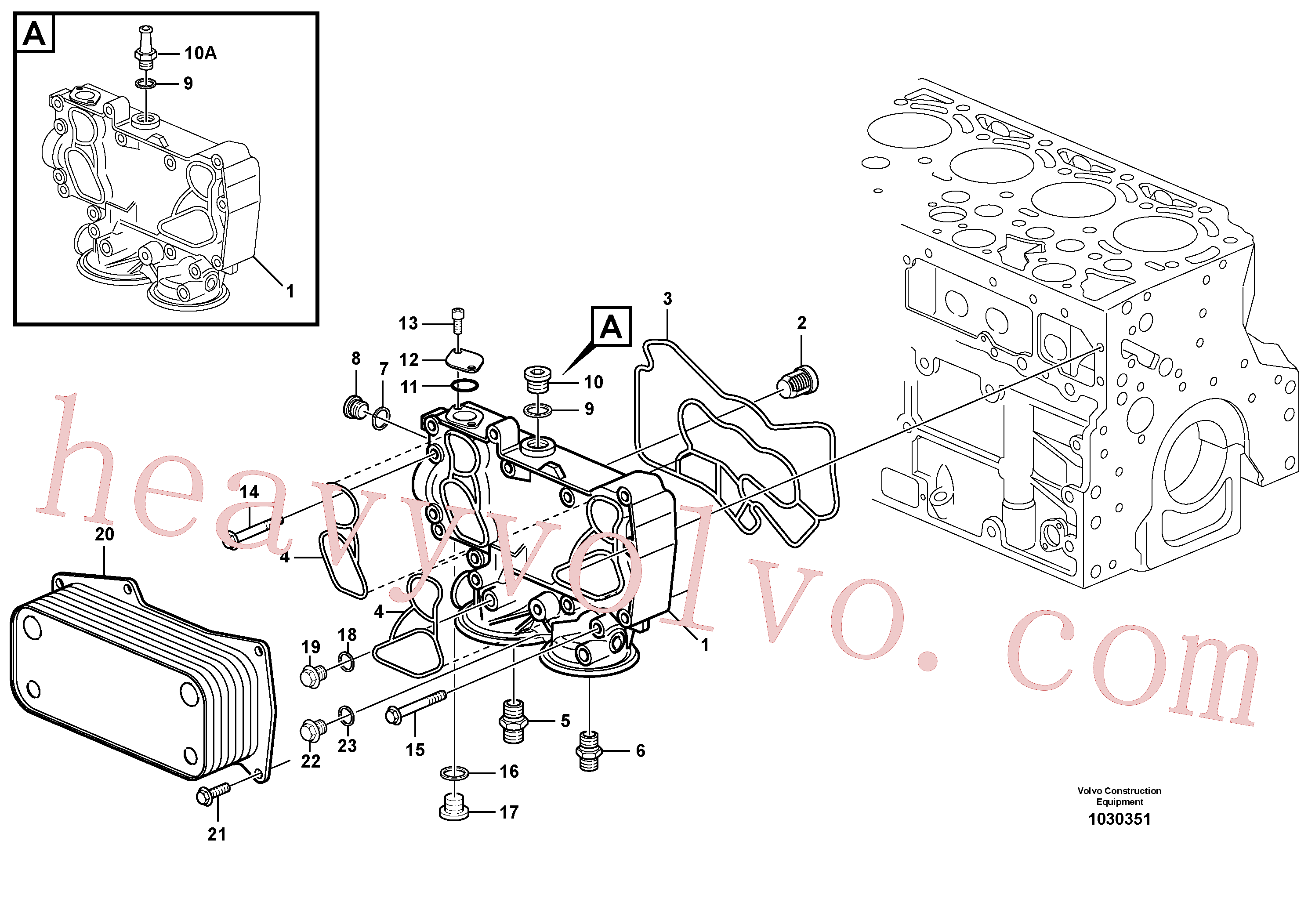 Volvo excavator part SA8320-03930 Plug for sale