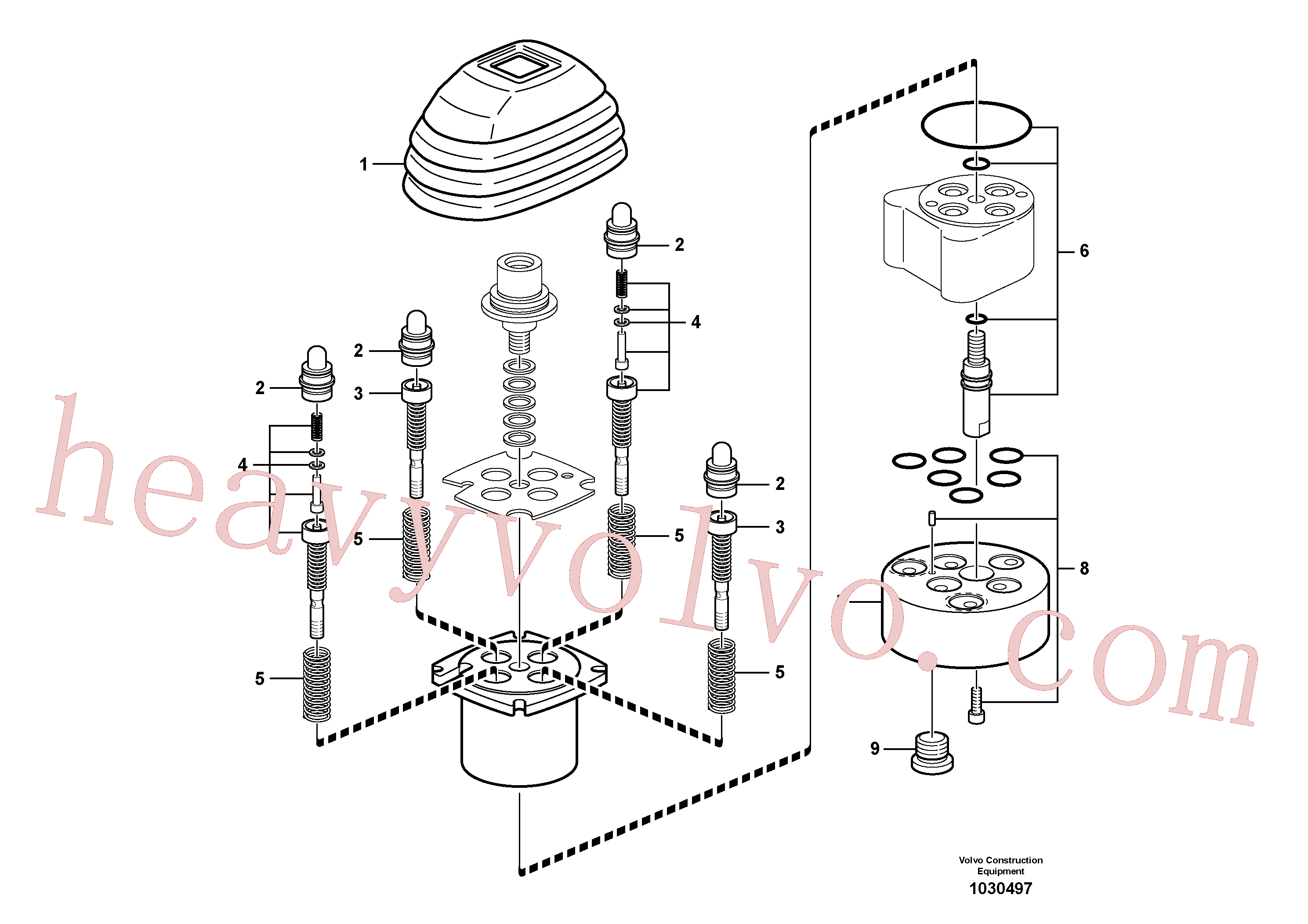 China Made VOE15025328 Regulator control parts for Volvo Excavator