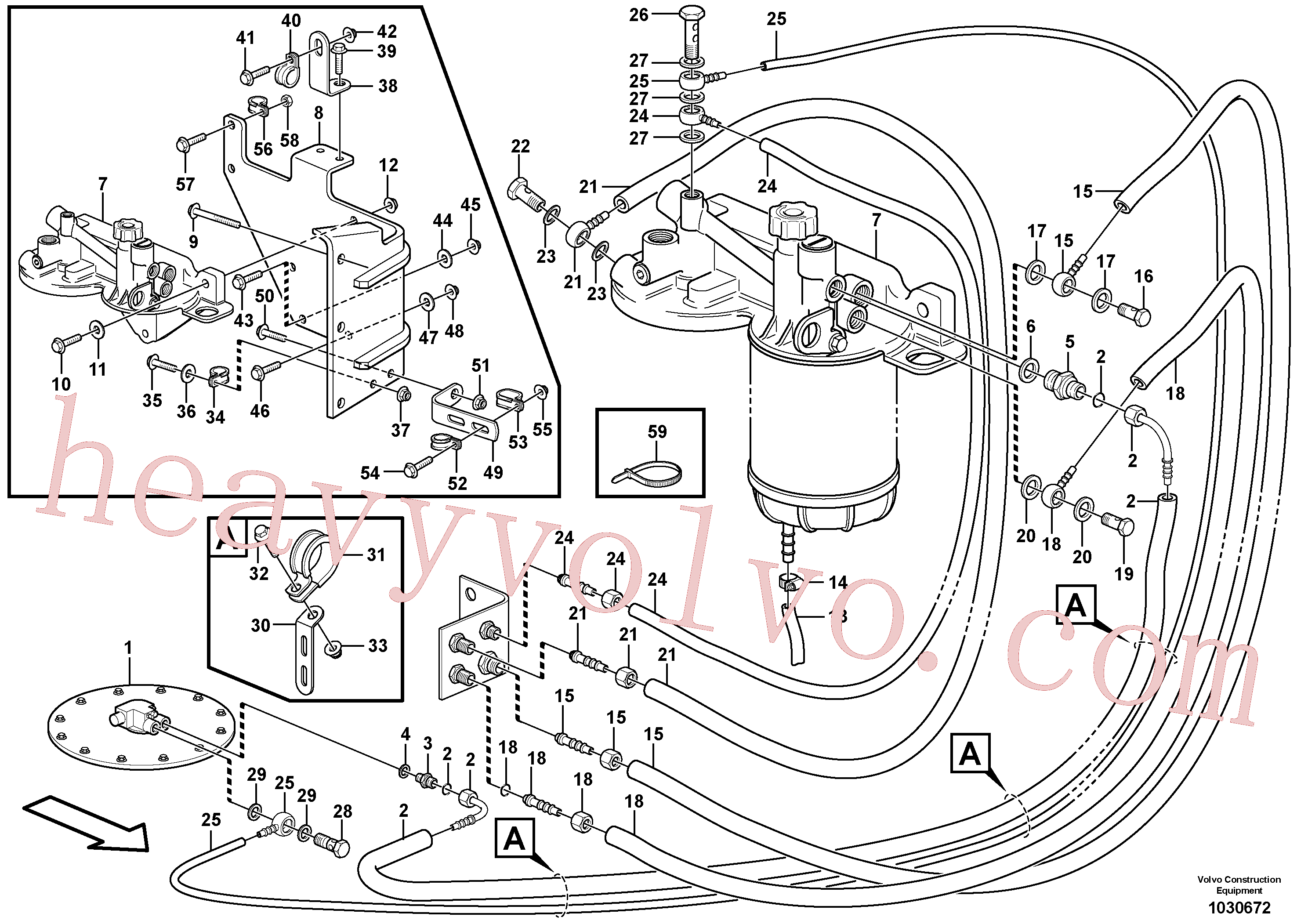 Volvo excavator part VOE965556 Bracket for sale