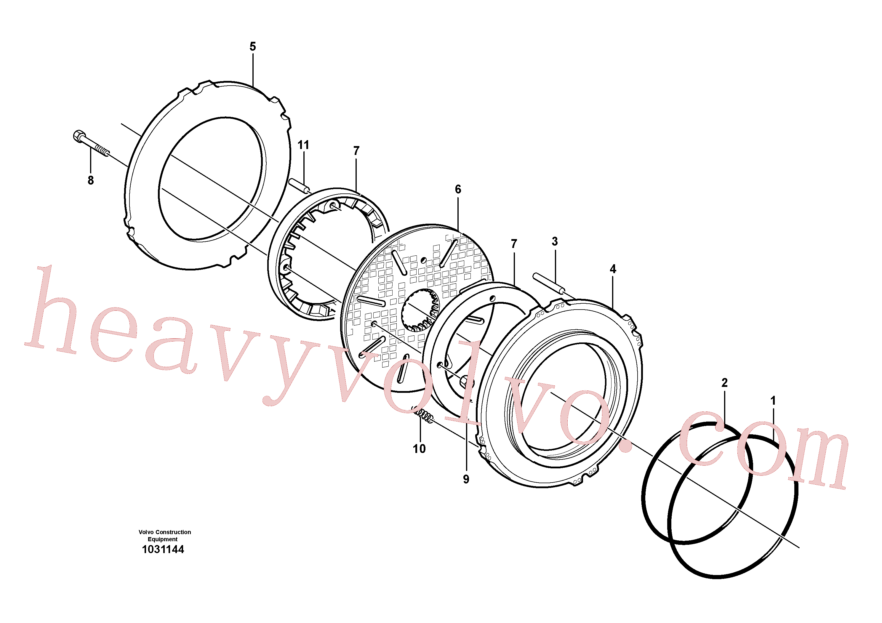 Wholesale VOE11999976 Spring pin for Volvo Excavator