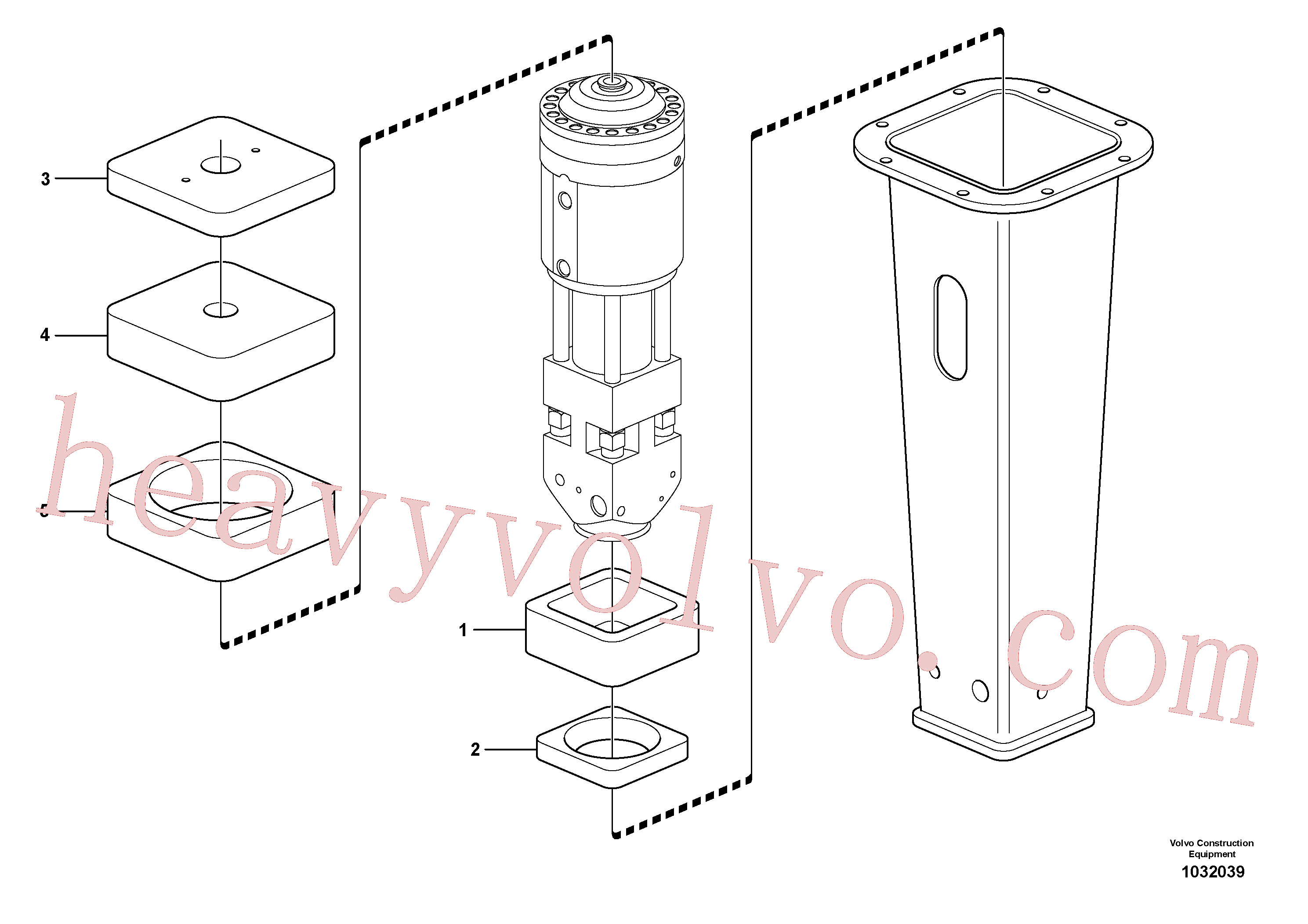 China Made VOE15021762 Intermediate plate parts for Volvo Excavator