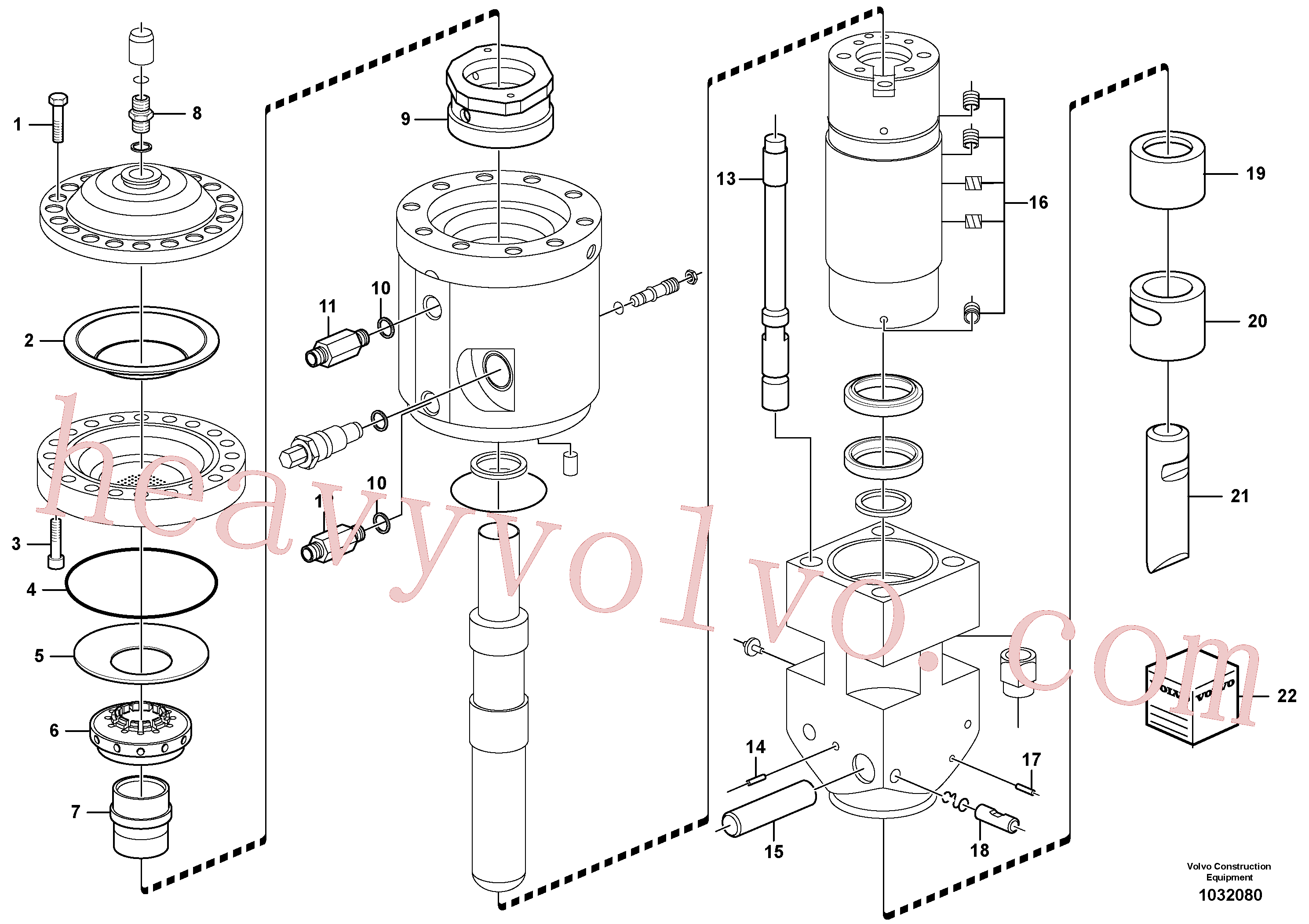 VOE11716215 Sleeve for Volvo Excavator spare