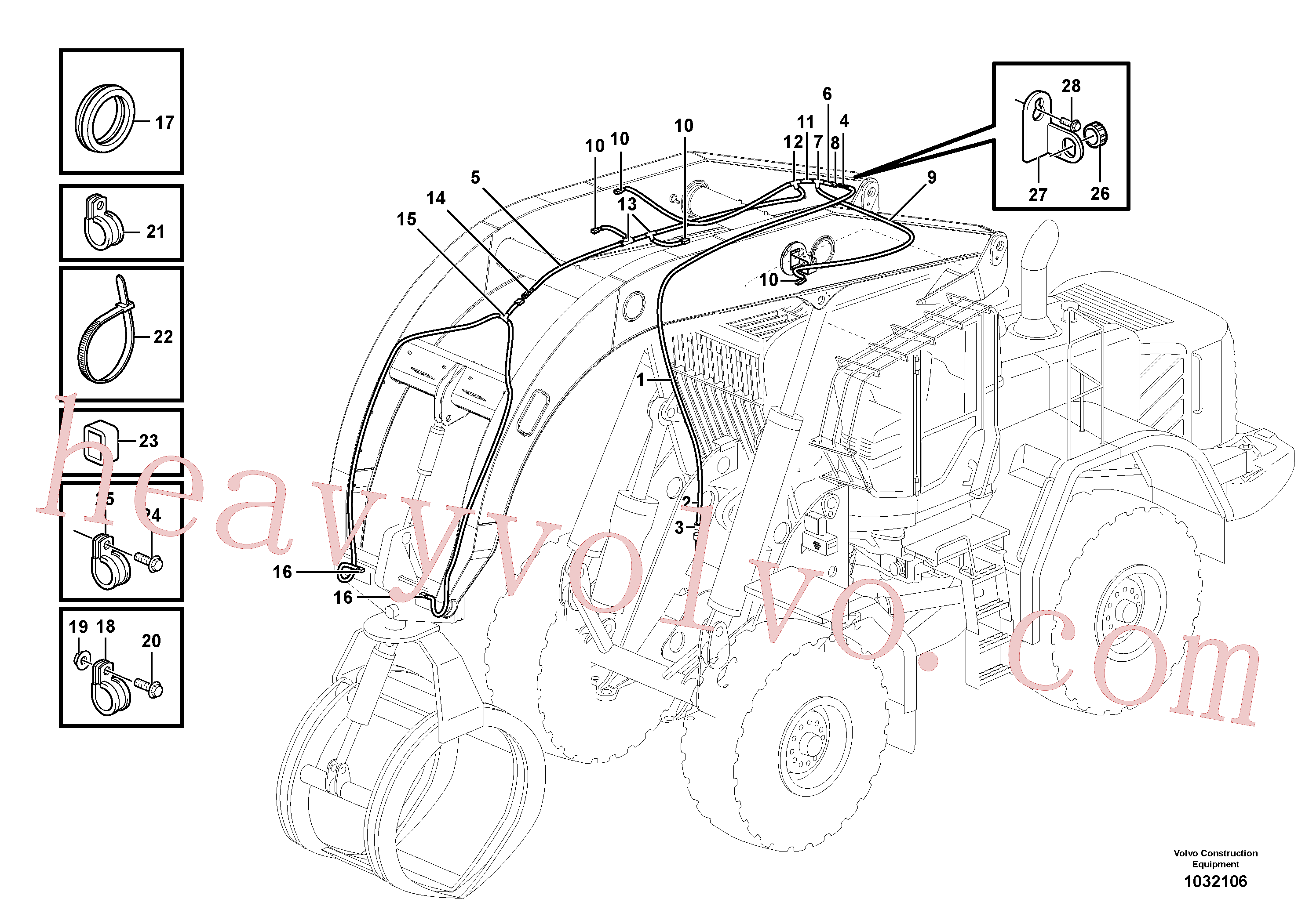 Wholesale VOE14013852 Clamp for Volvo Excavator