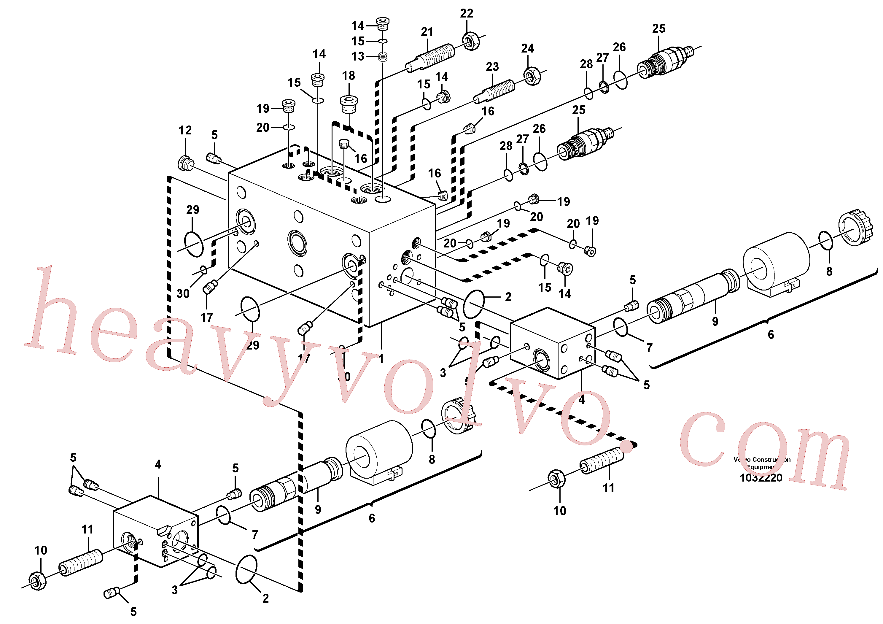 VOE983122 O-ring for Volvo Excavator spare