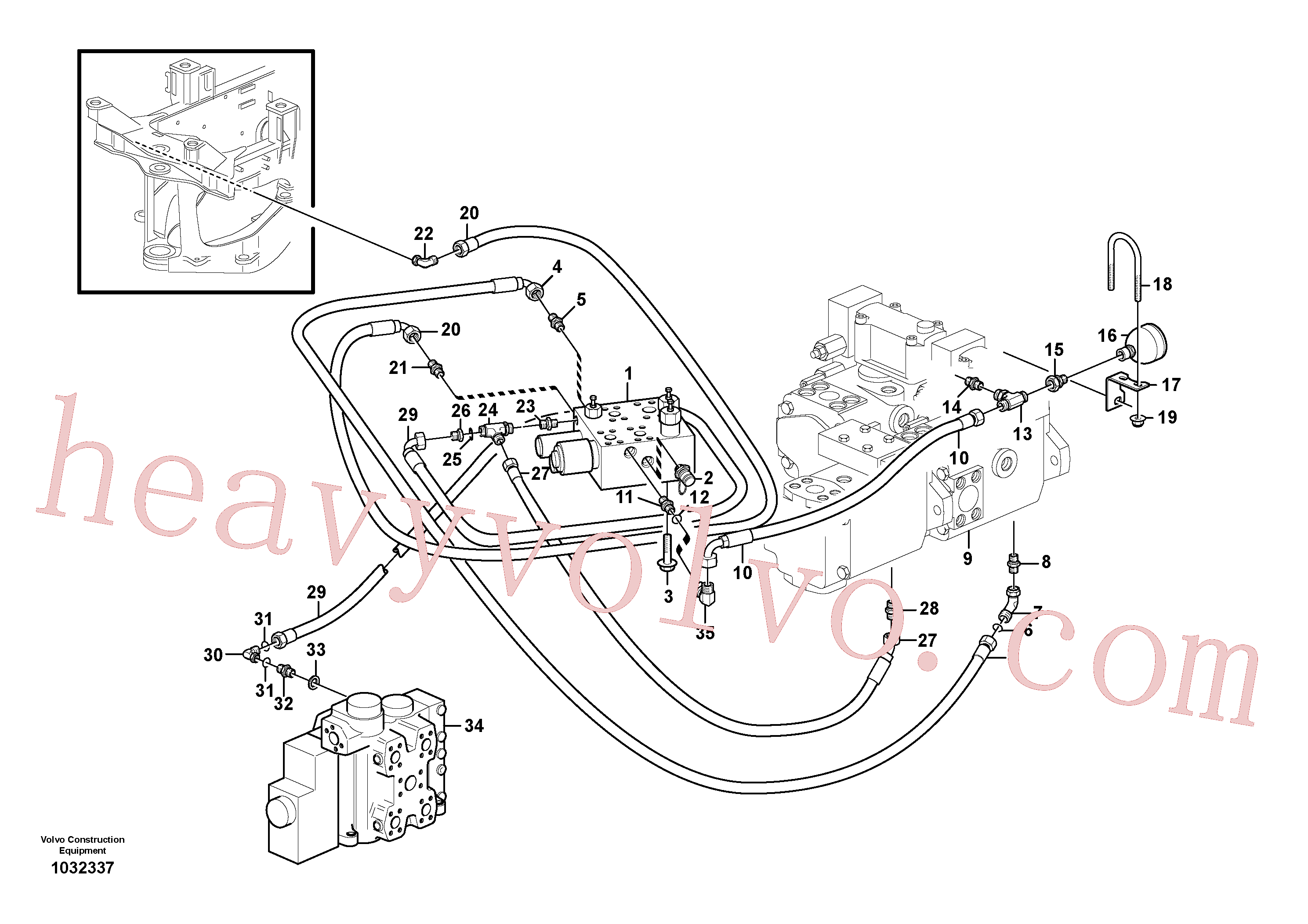Wholesale VOE11173878 Restriction non-return valve for Volvo Excavator