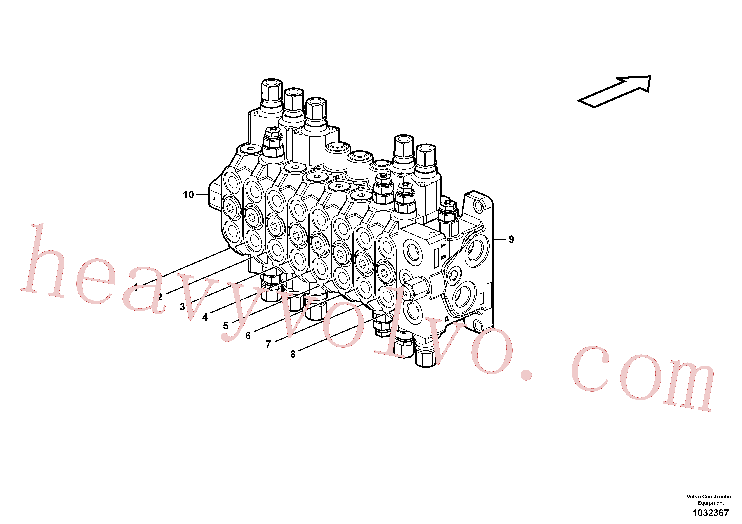 Wholesale VOE15084102 Valve unit for Volvo Excavator