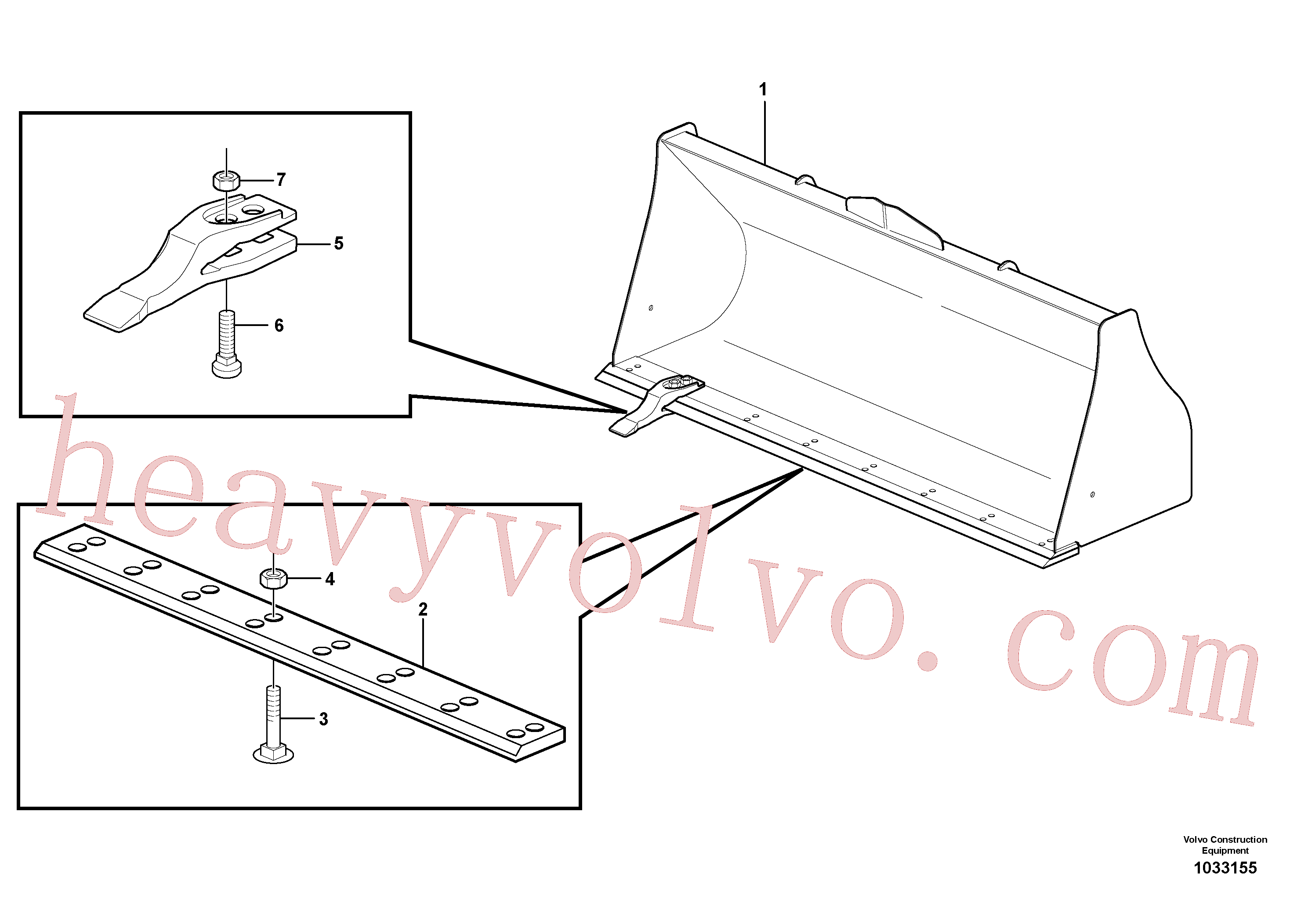 Volvo Assembly VOE11887529 Bucket blade for sale
