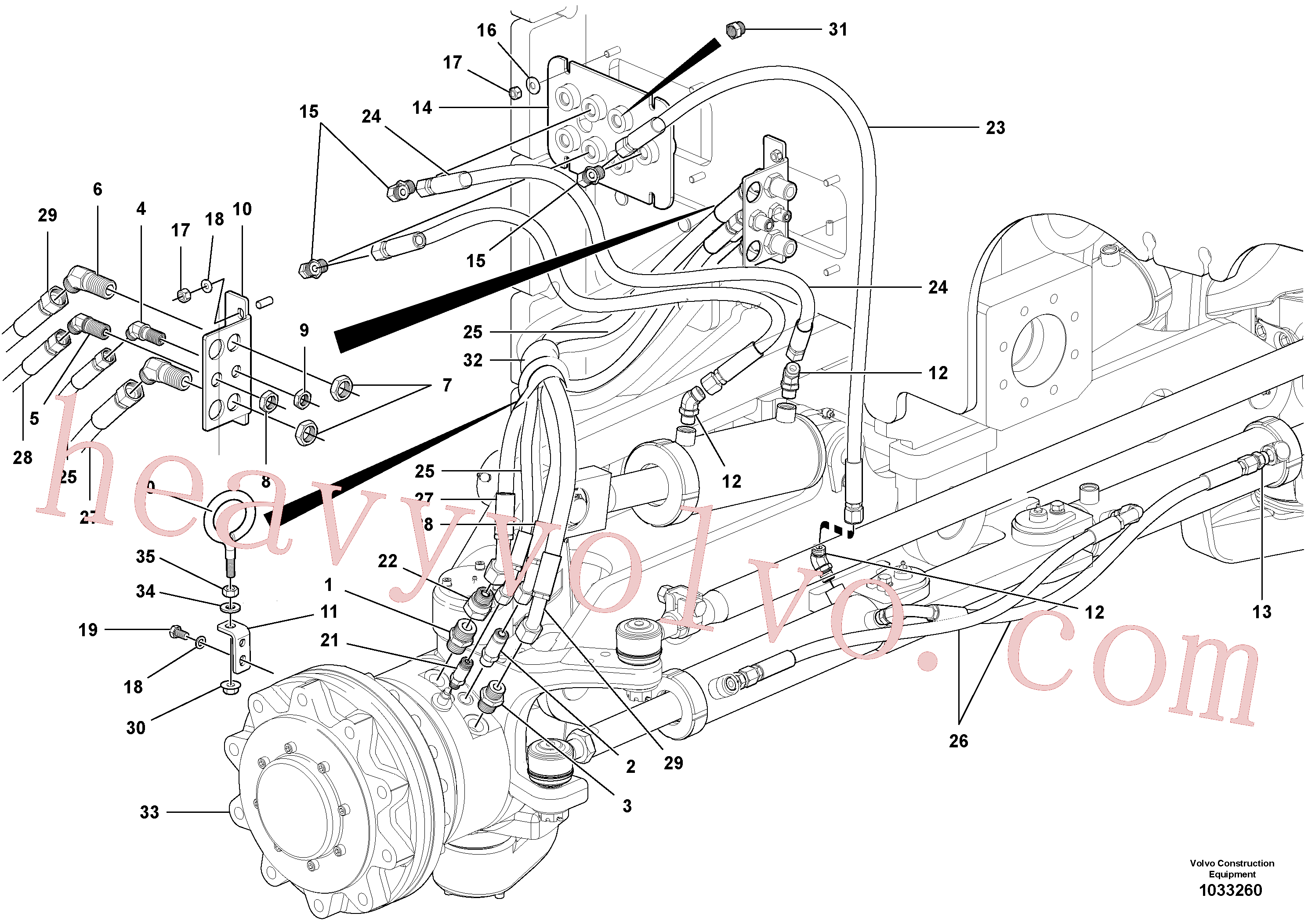 China Made VOE984647 Plug parts for Volvo Excavator
