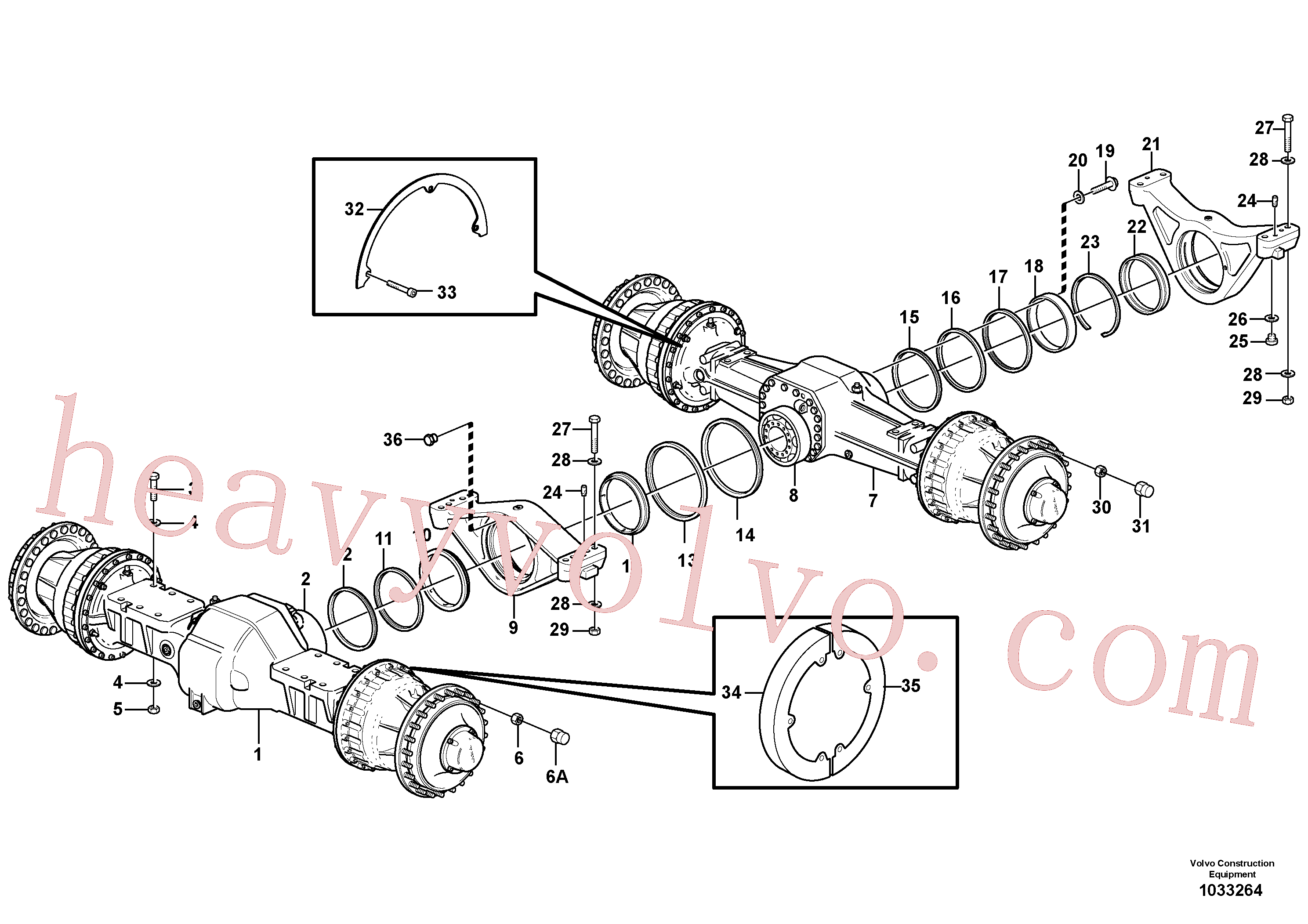 China Made VOE14023284 Allen Hd Screw parts for Volvo Excavator