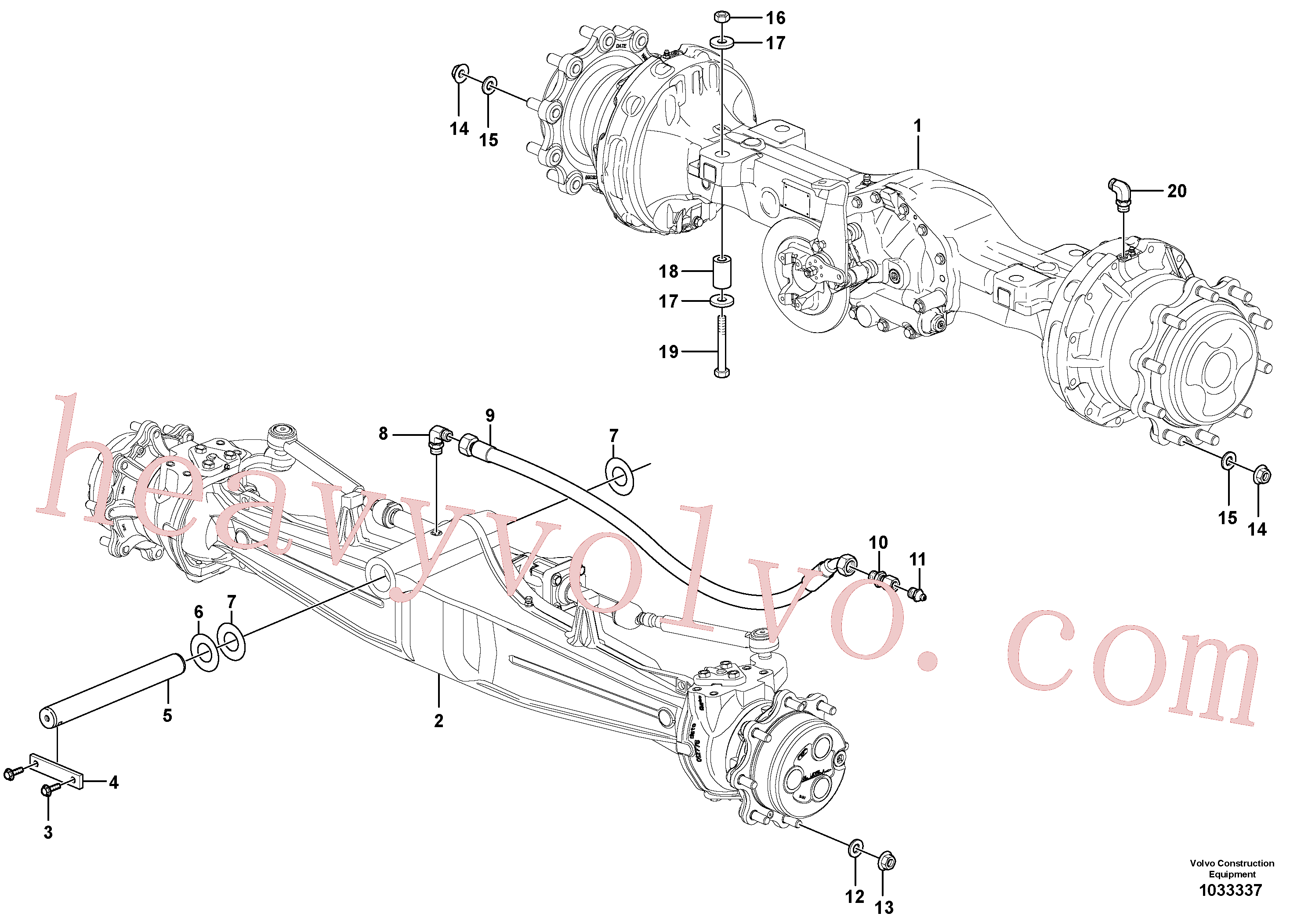 China Made VOE14376982 Washer parts for Volvo Excavator