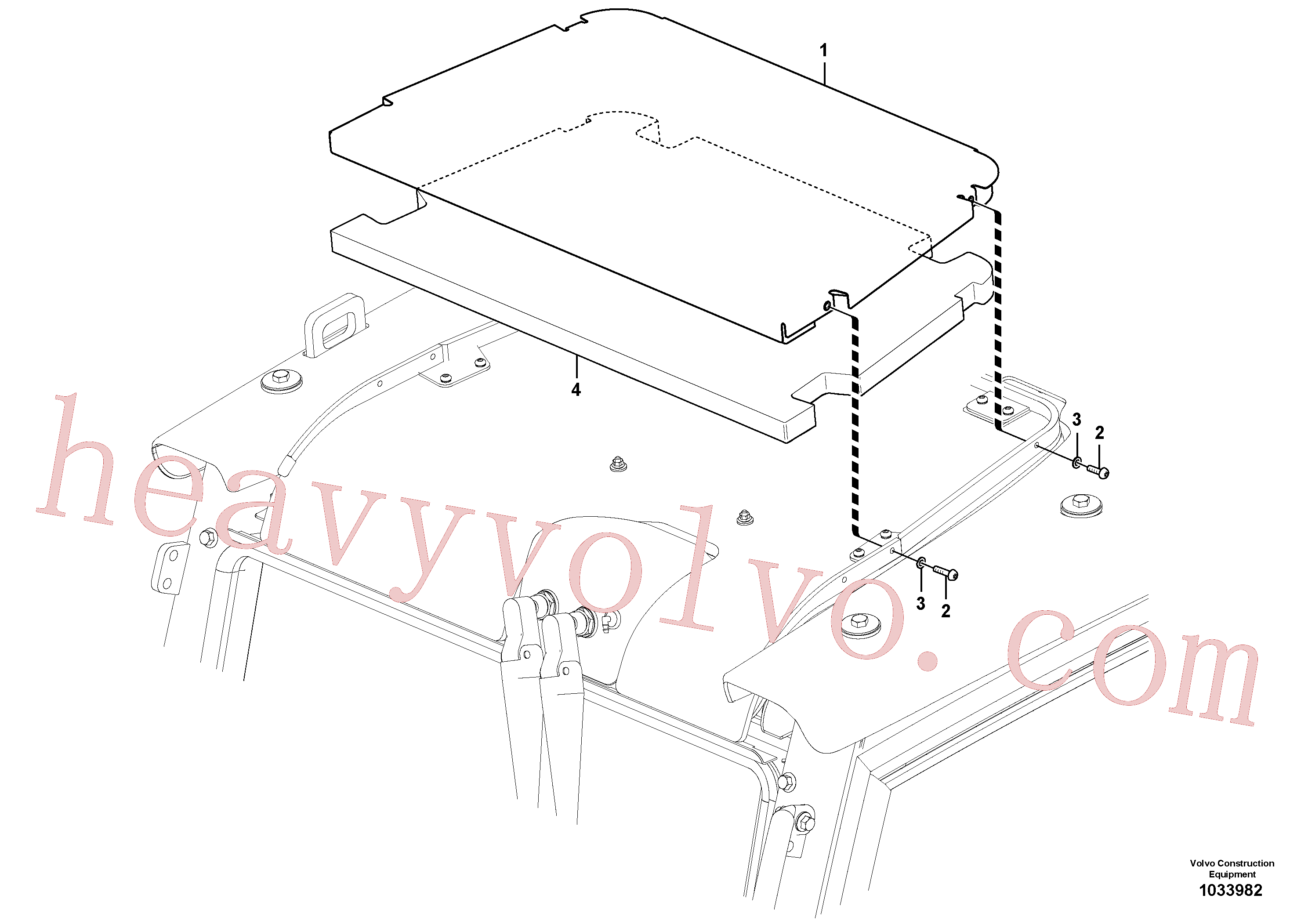 VOE947542 Flange screw for Volvo Excavator Parts