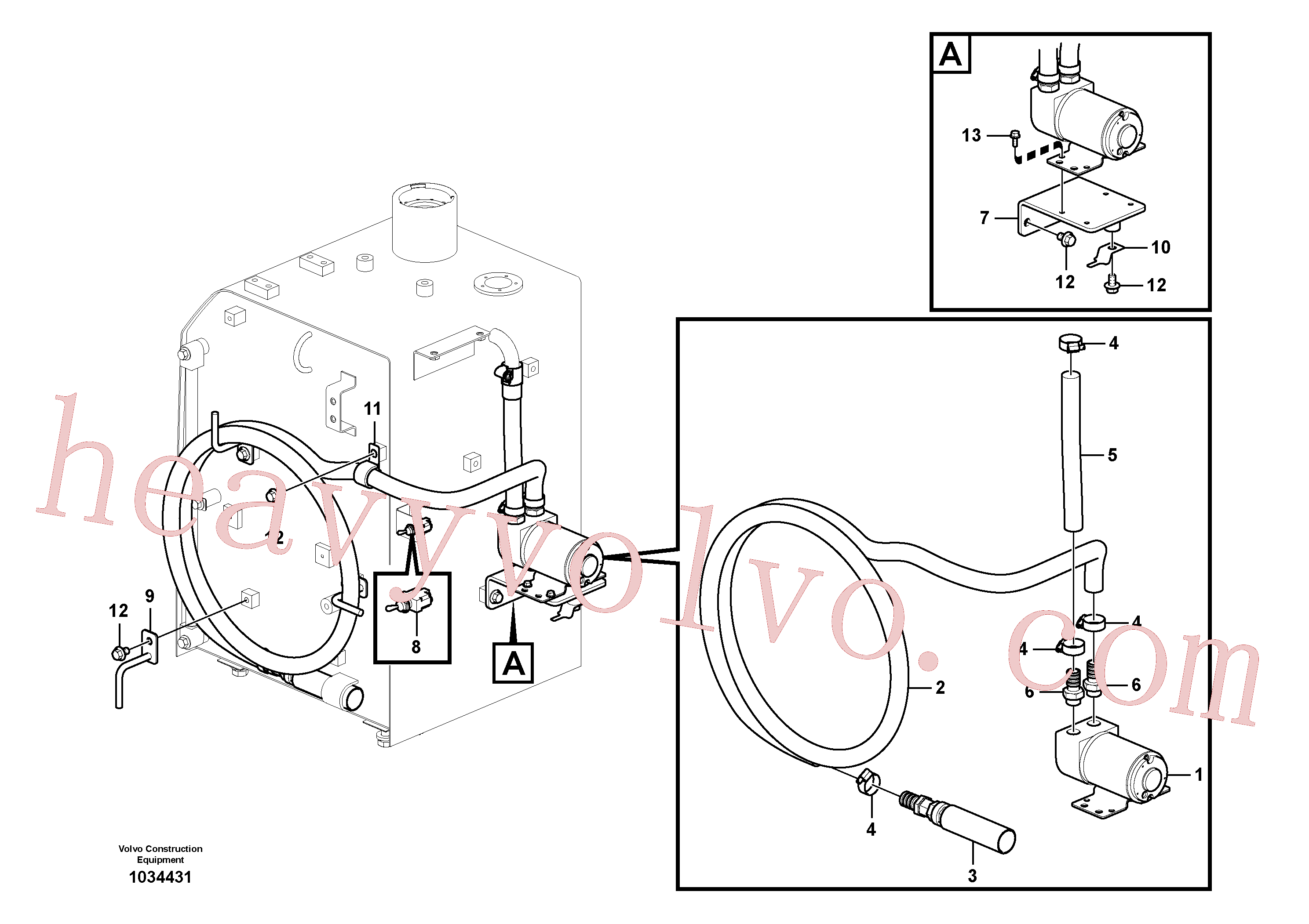 China Made VOE14547765 Clip parts for Volvo Excavator