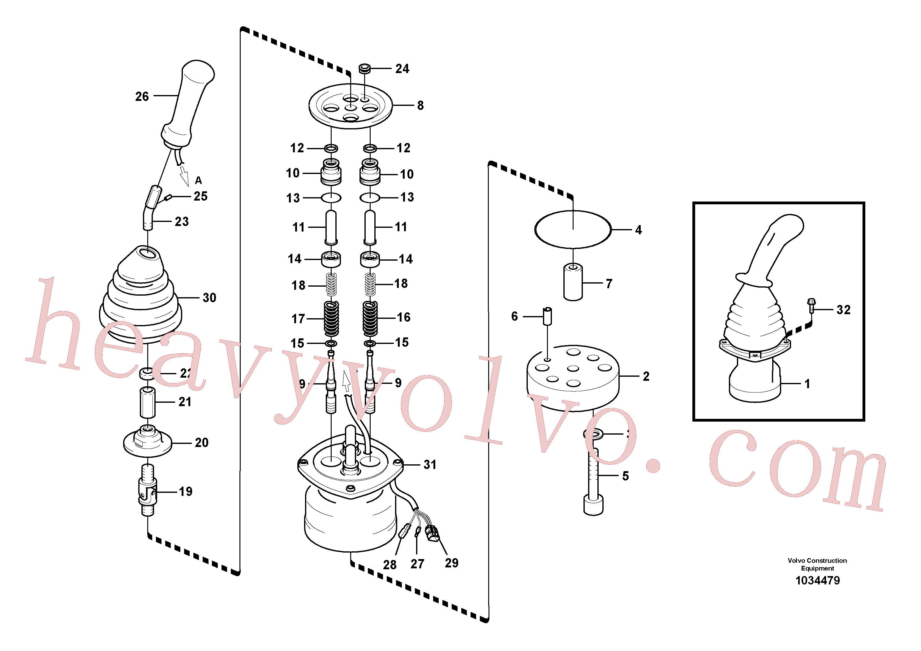 China Made VOE14512873 Spring parts for Volvo Excavator