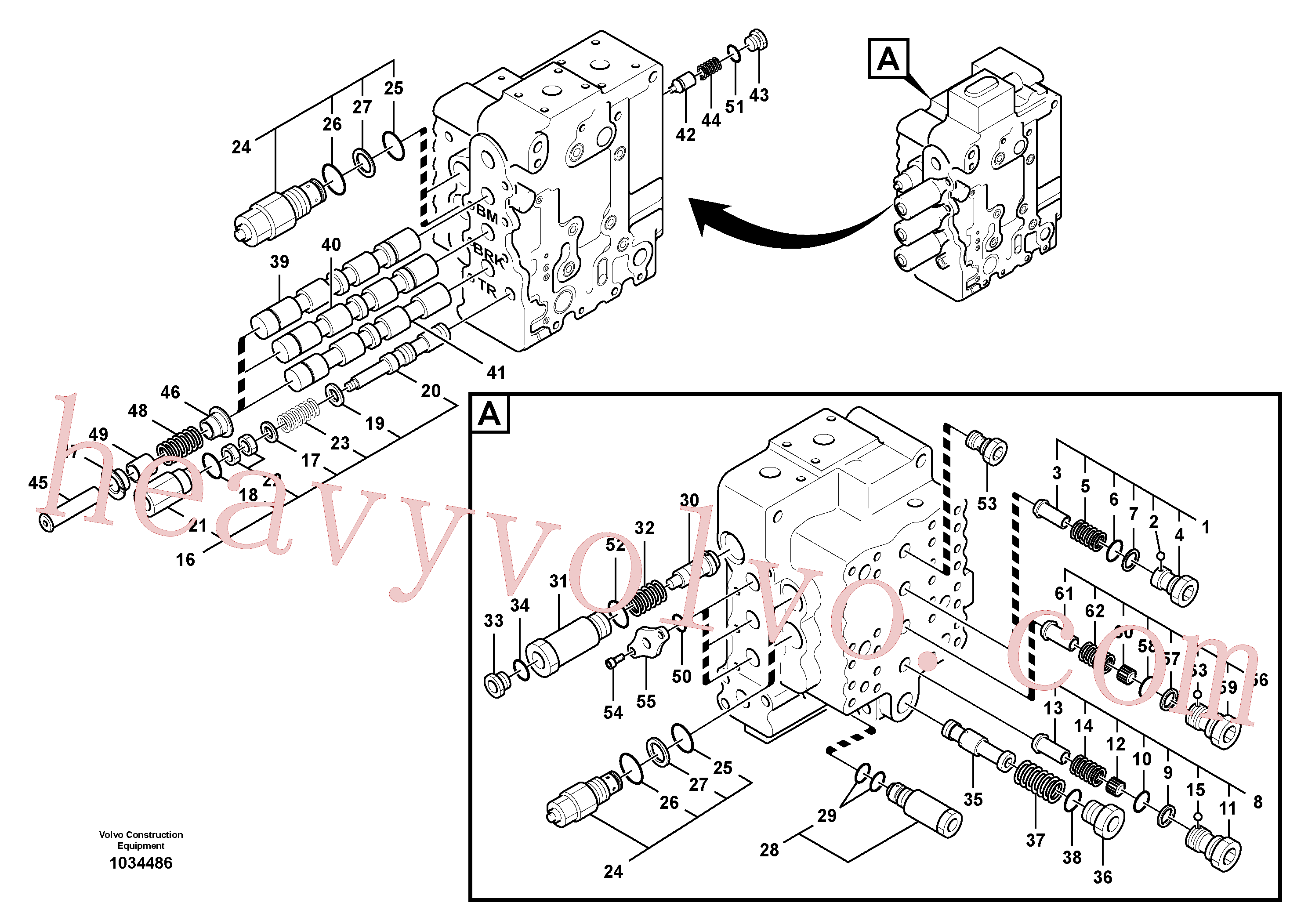 Volvo Assembly VOE14576336 Control valve for sale