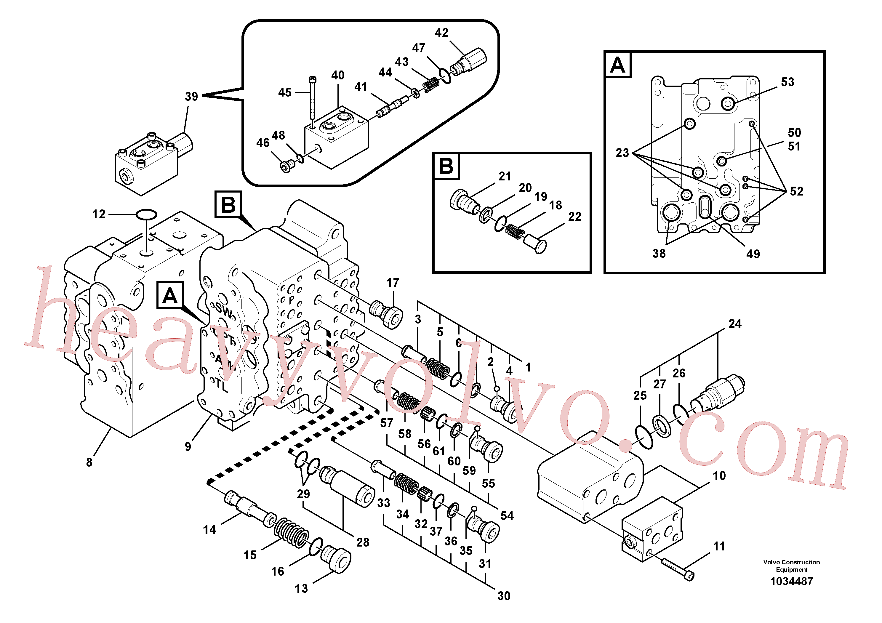 Volvo Assembly VOE14576336 Control valve for sale