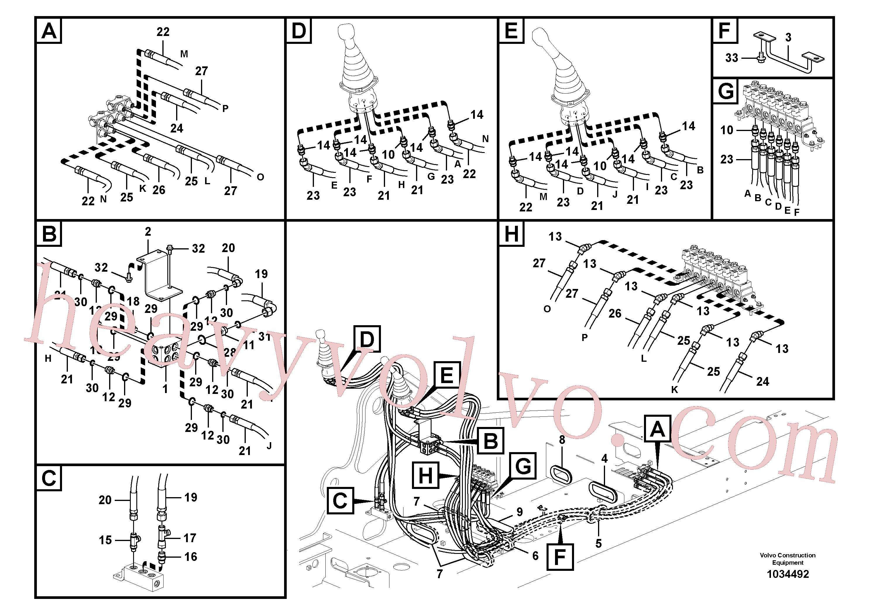 VOE938147 T-nipple for Volvo Excavator spare