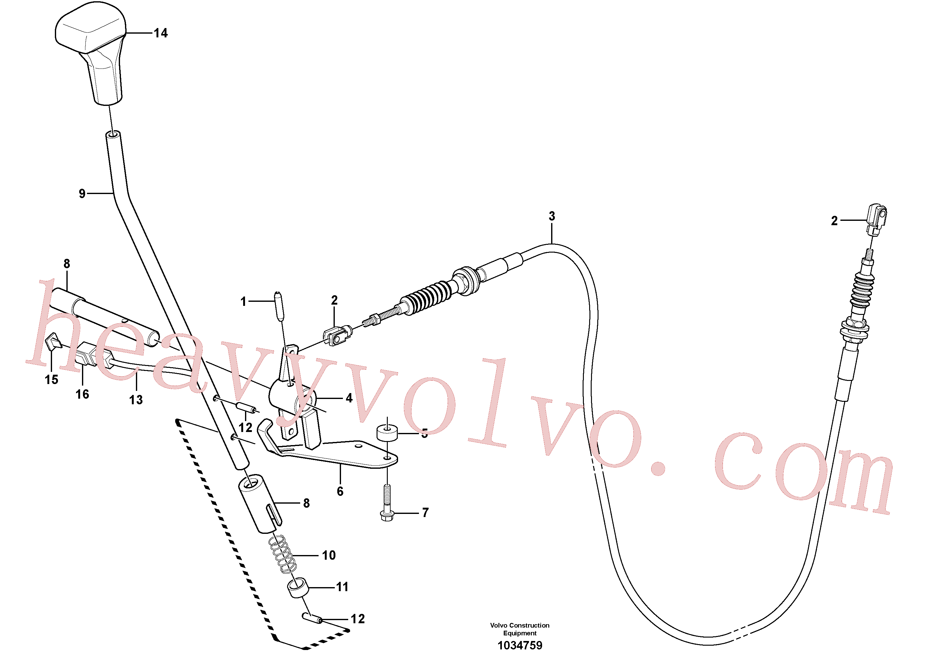 VOE15600535 Spacer washer for Volvo Excavator Parts