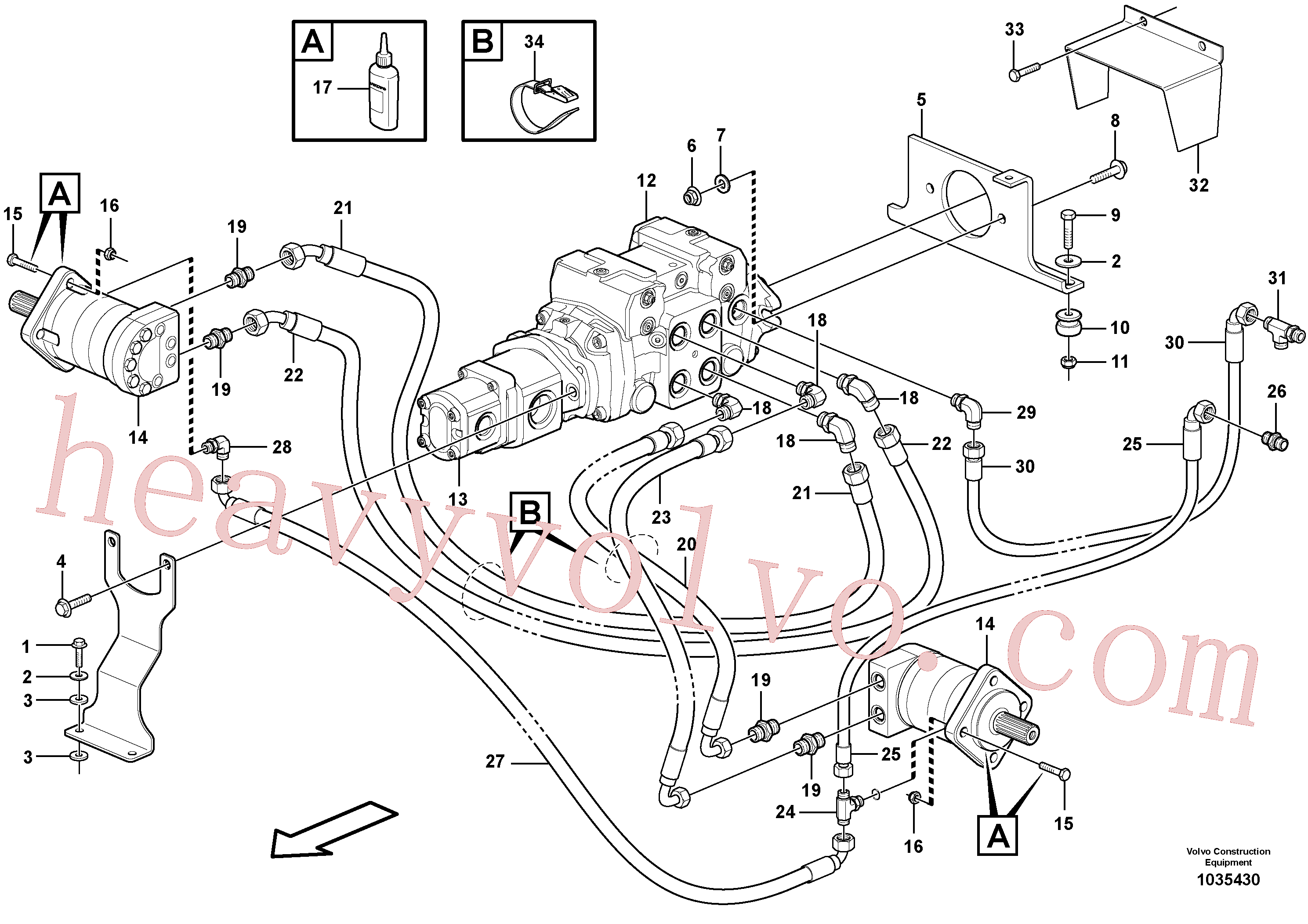 China Made VOE11842233 Adhesive parts for Volvo Excavator