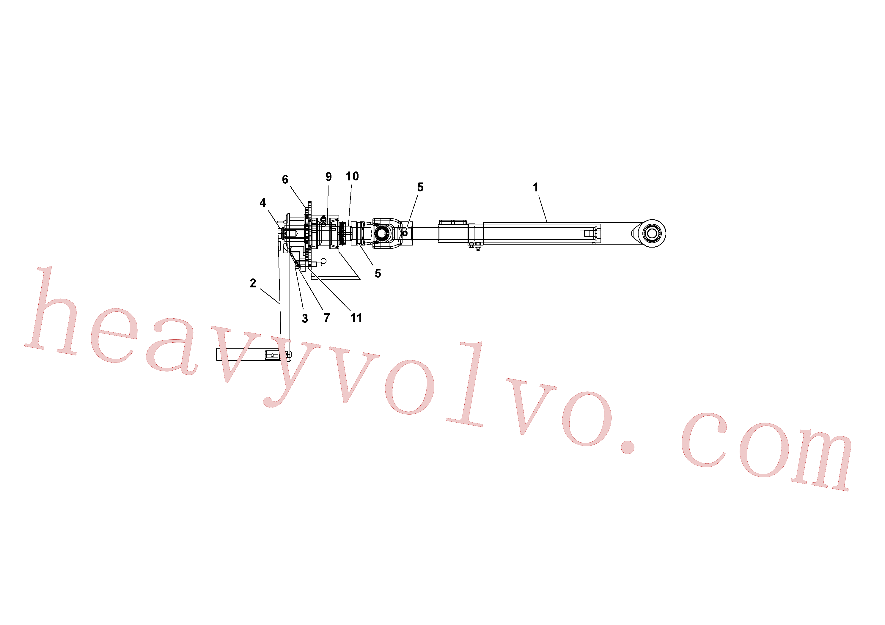 RM95934634 Hexagon screw for Volvo Excavator spare