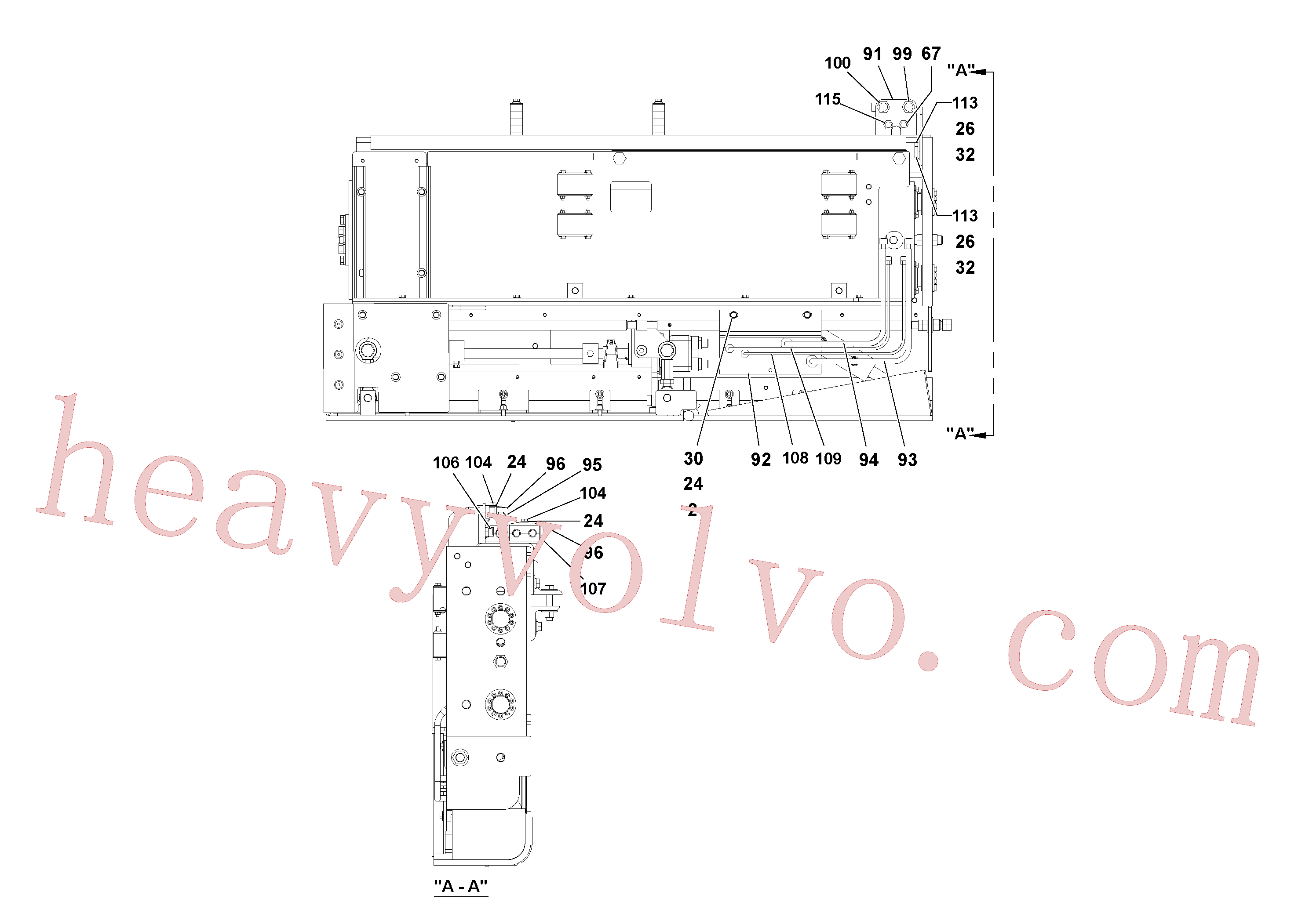 RM20188645 Bolt for Volvo Excavator spare