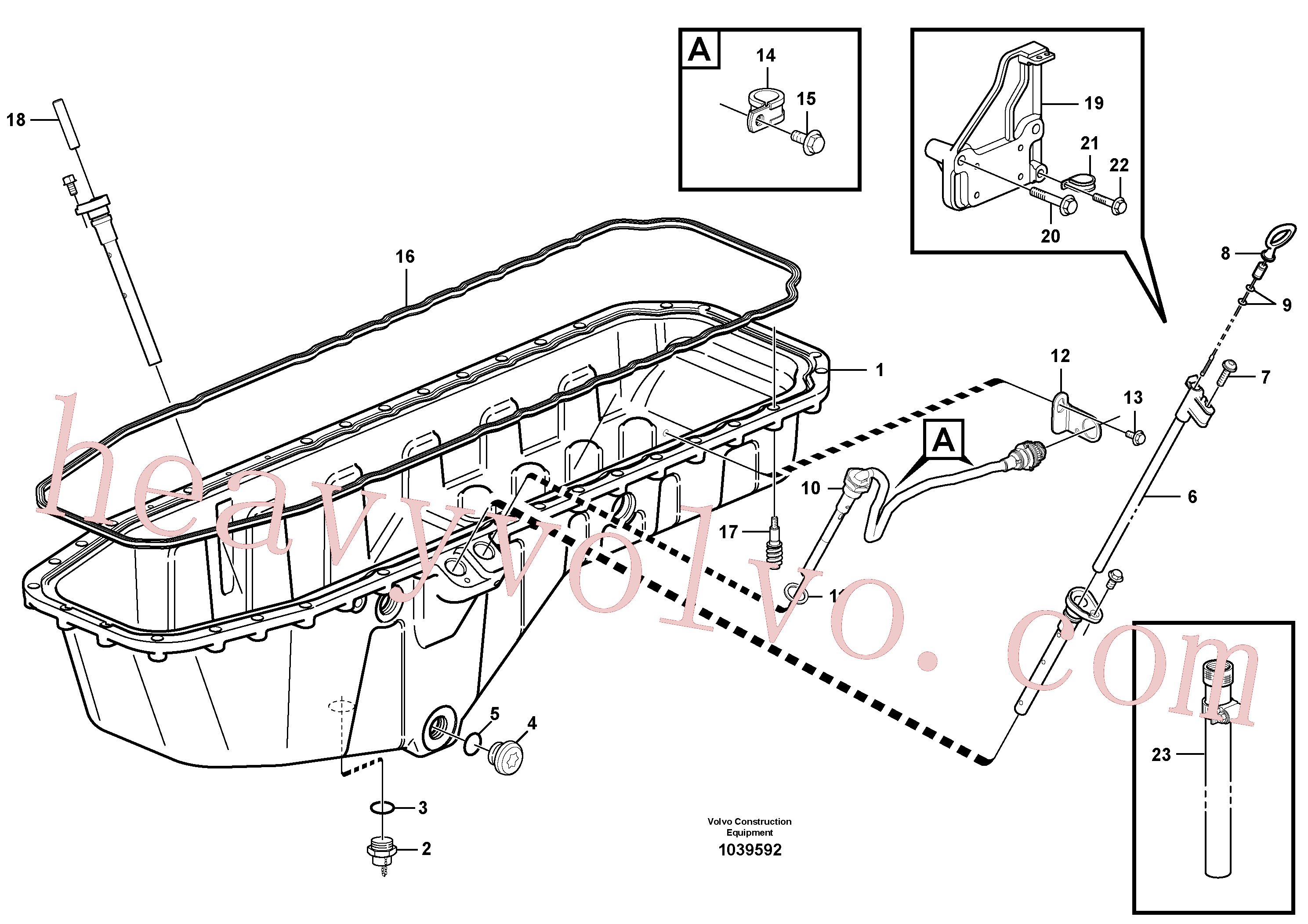 China Made VOE949187 O-ring parts for Volvo Excavator