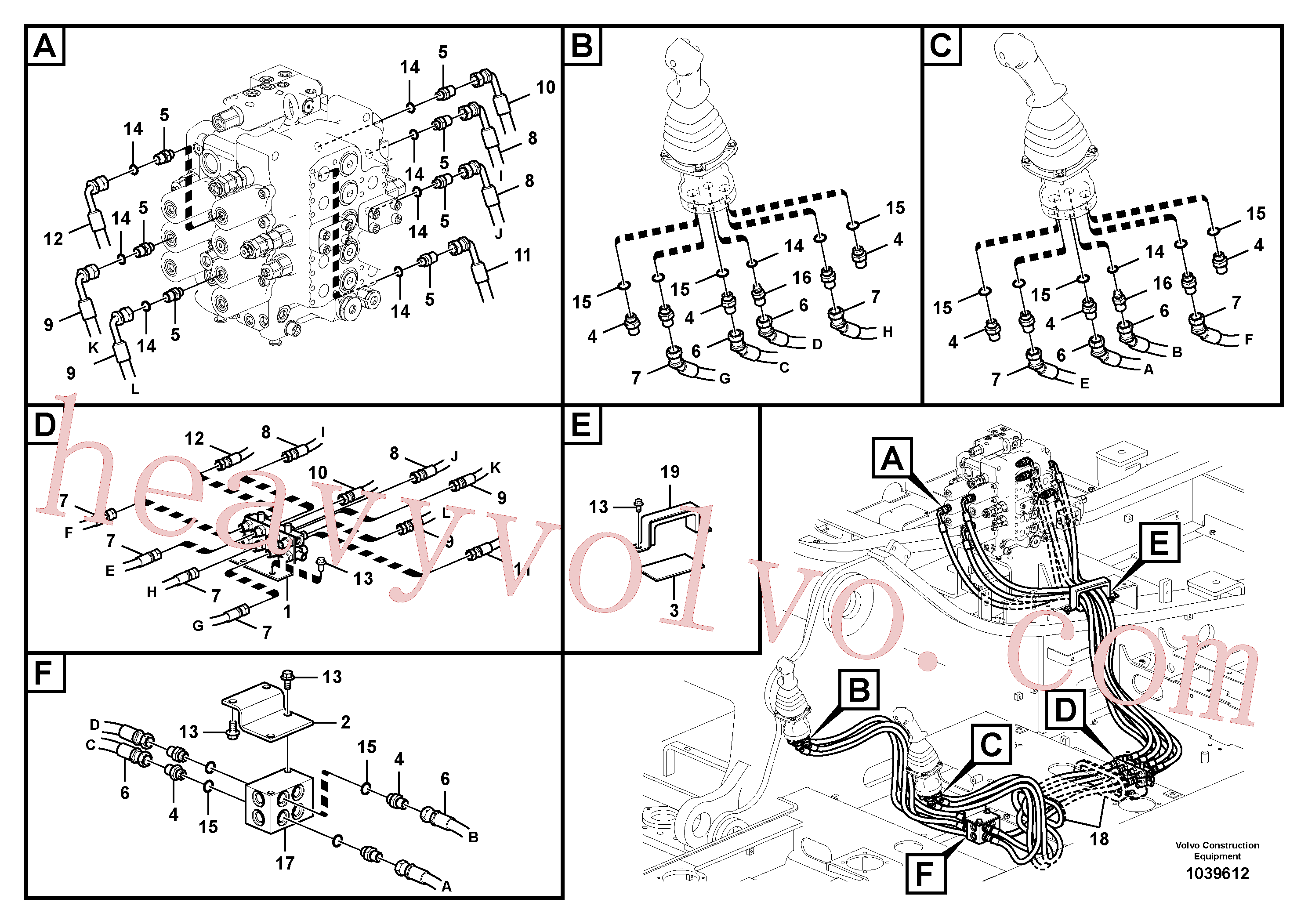 VOE14531097 Block for Volvo Excavator Parts