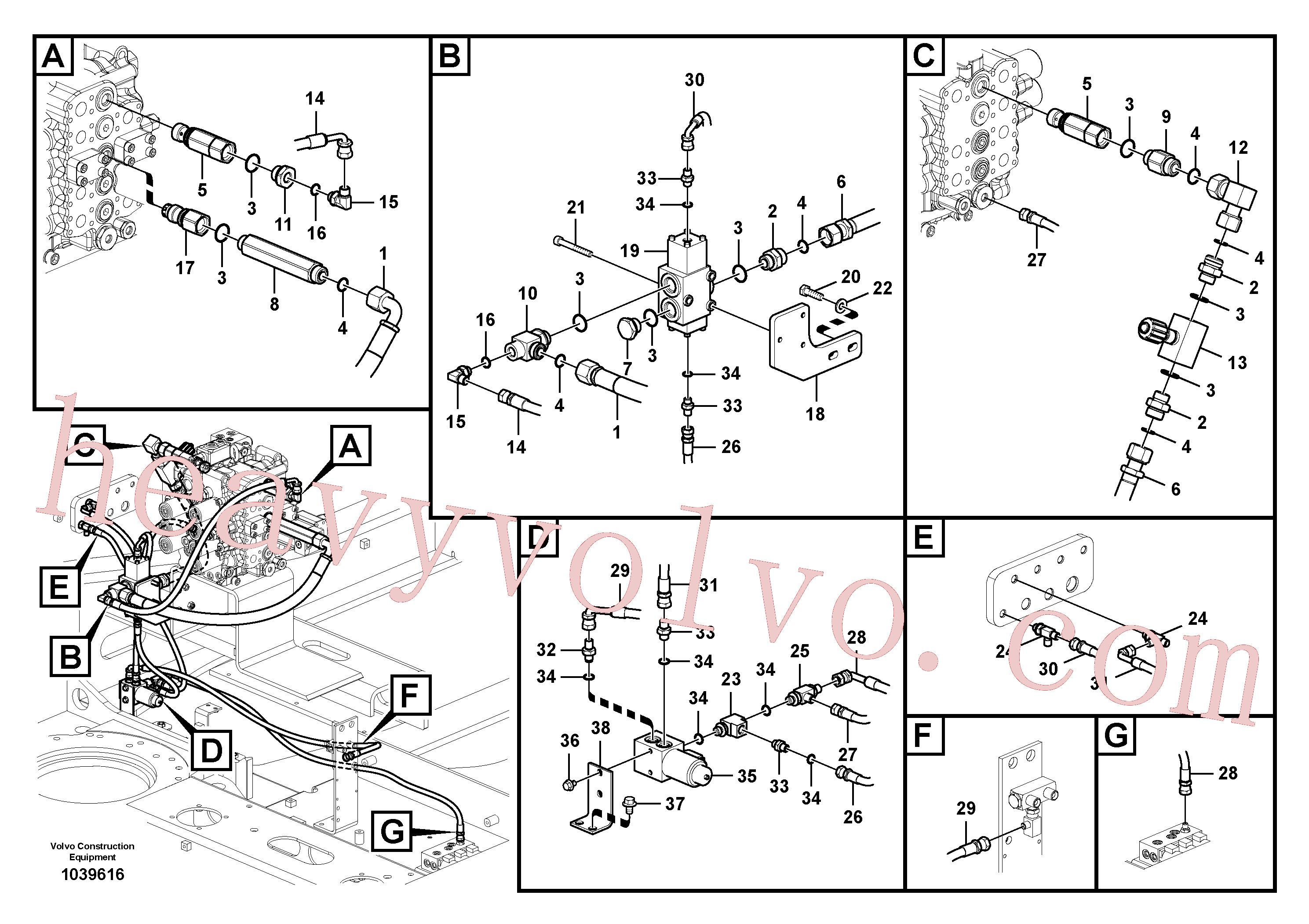 Volvo Assembly VOE14589114 Valve for sale