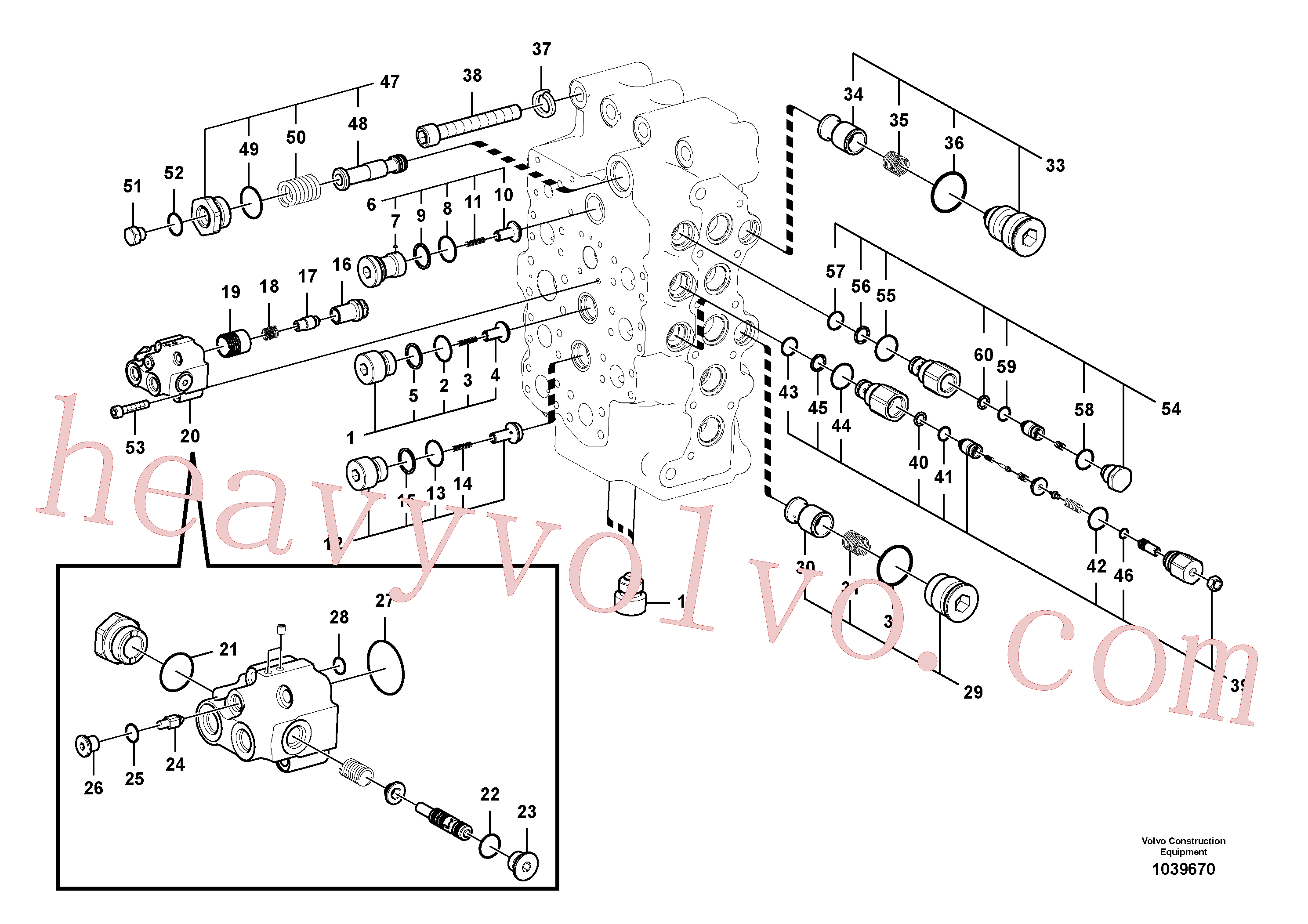 Volvo Assembly VOE14632335 Control valve for sale