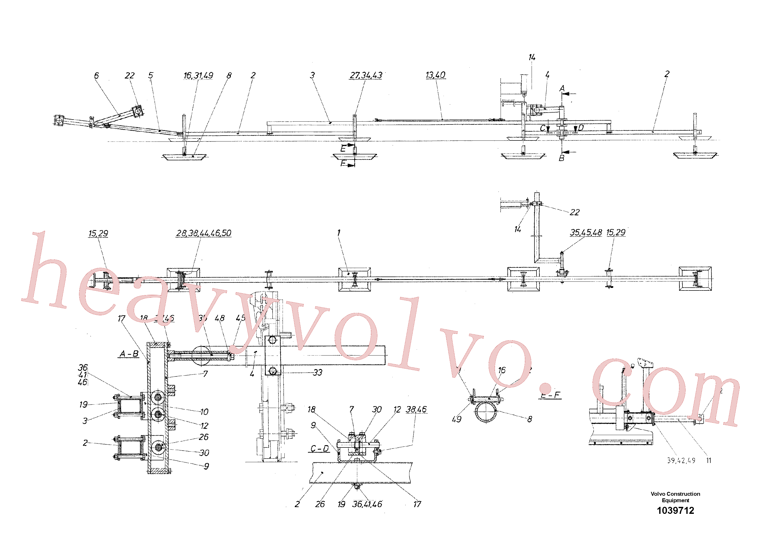 Volvo excavator part RM96721543 Hexagon screw for sale